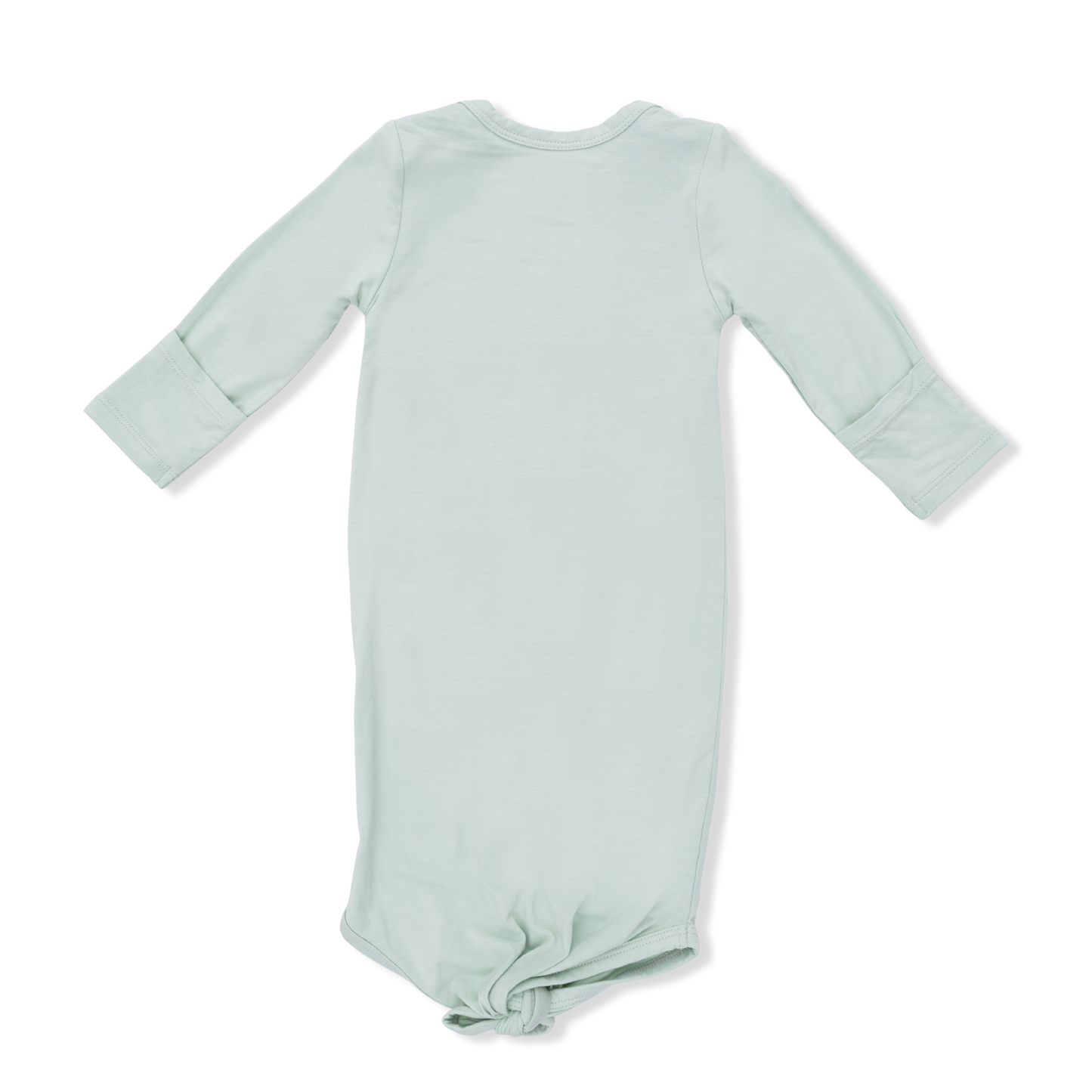 Solid Cameo Green - Knotted Gown and Hat-Angel Dear