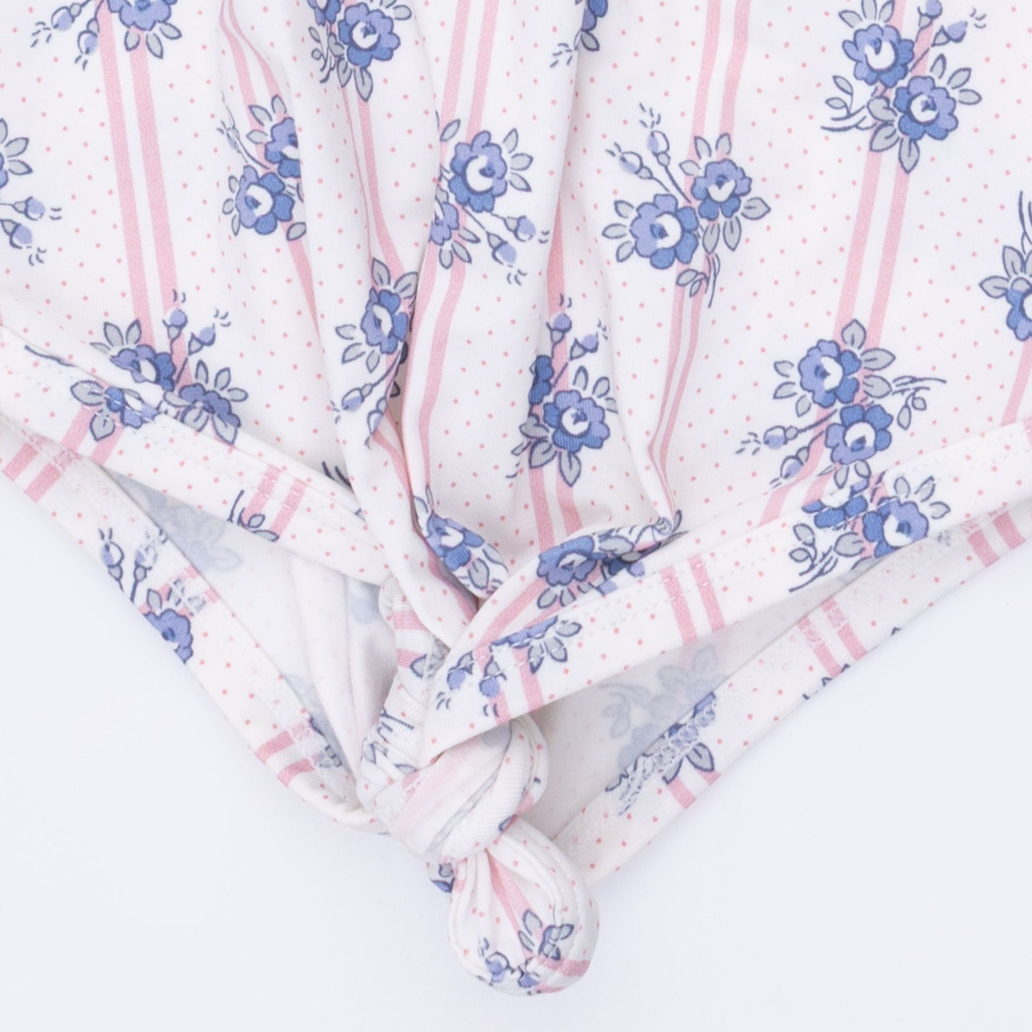 Stripe Dot Roses - Knotted Gown and Headband