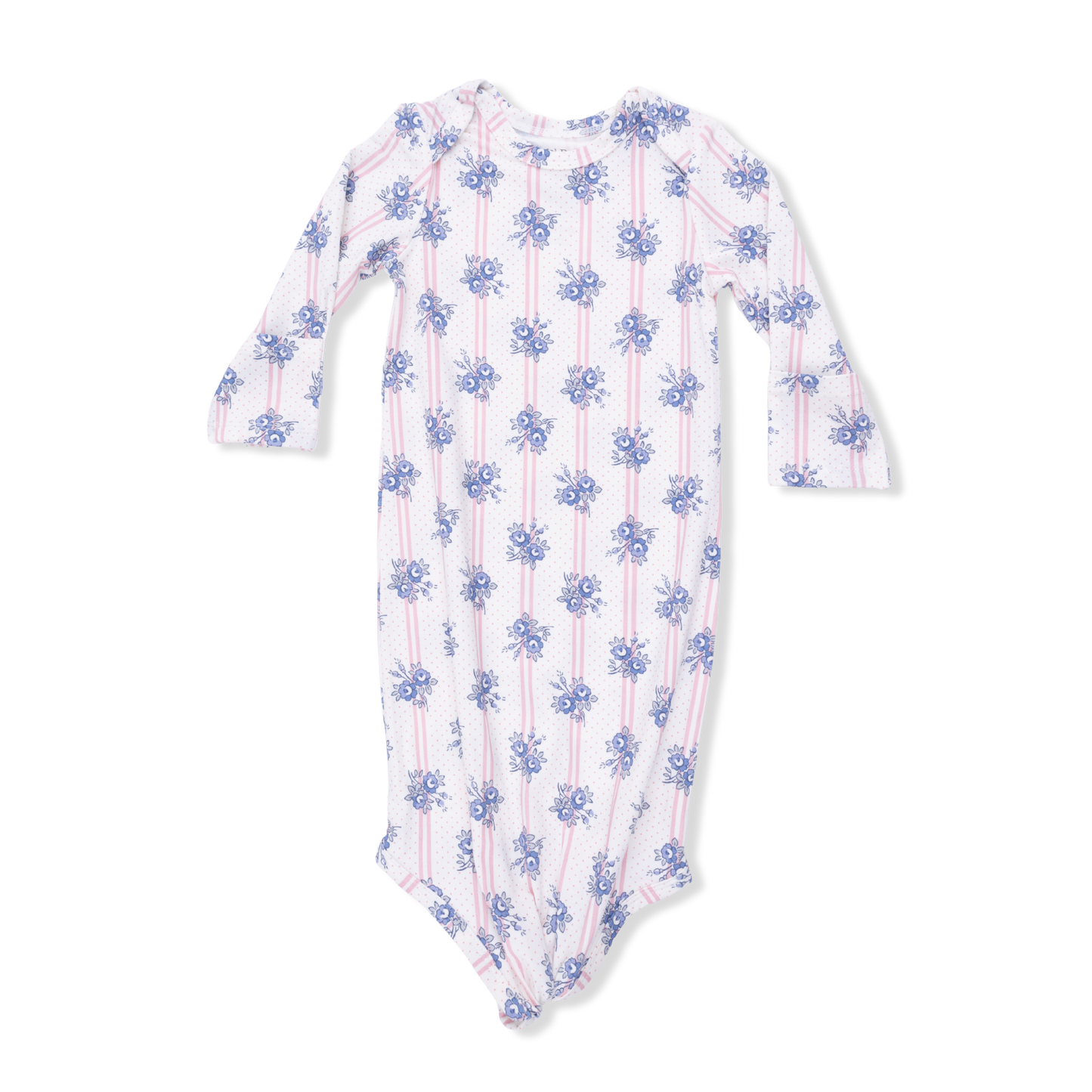 Stripe Dot Roses - Knotted Gown and Headband-Angel Dear