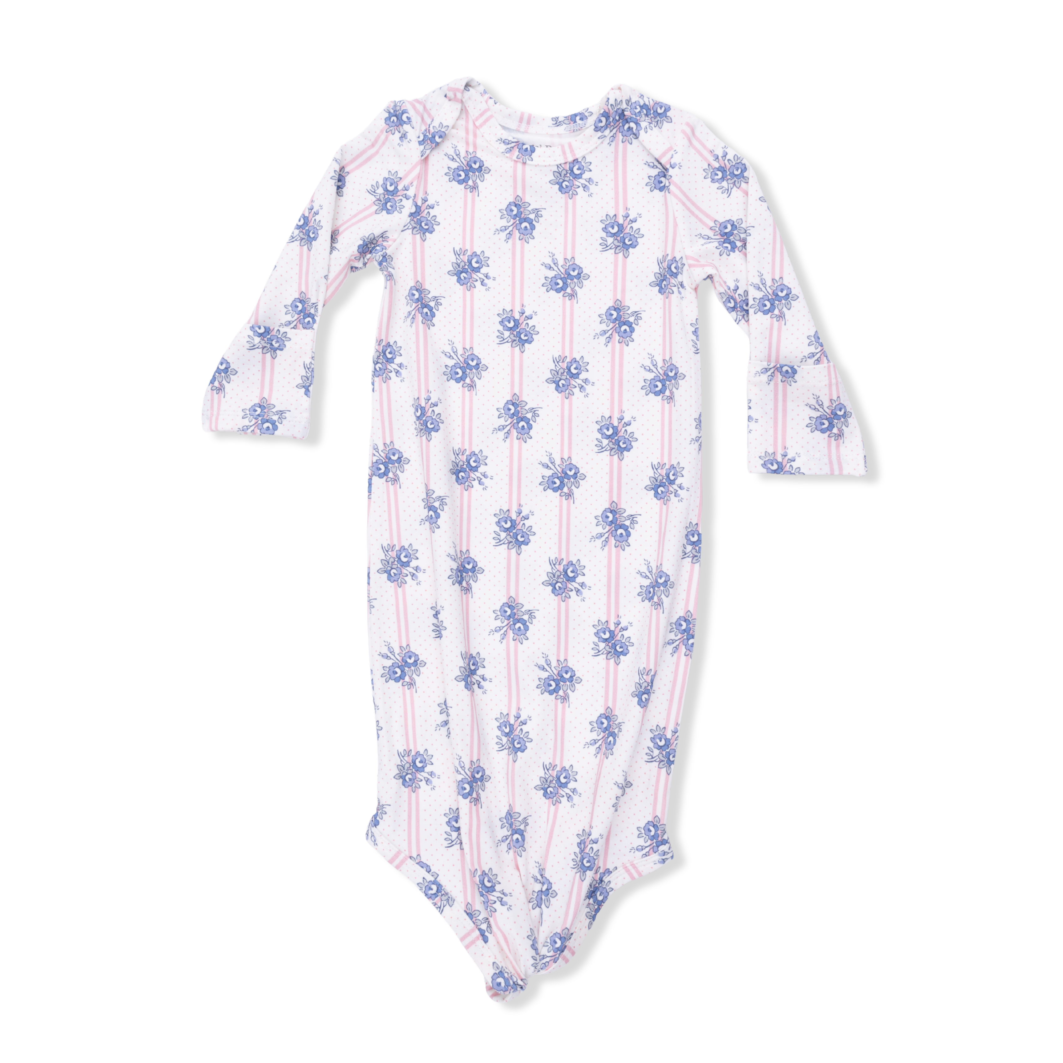 Stripe Dot Roses - Knotted Gown and Headband-Angel Dear