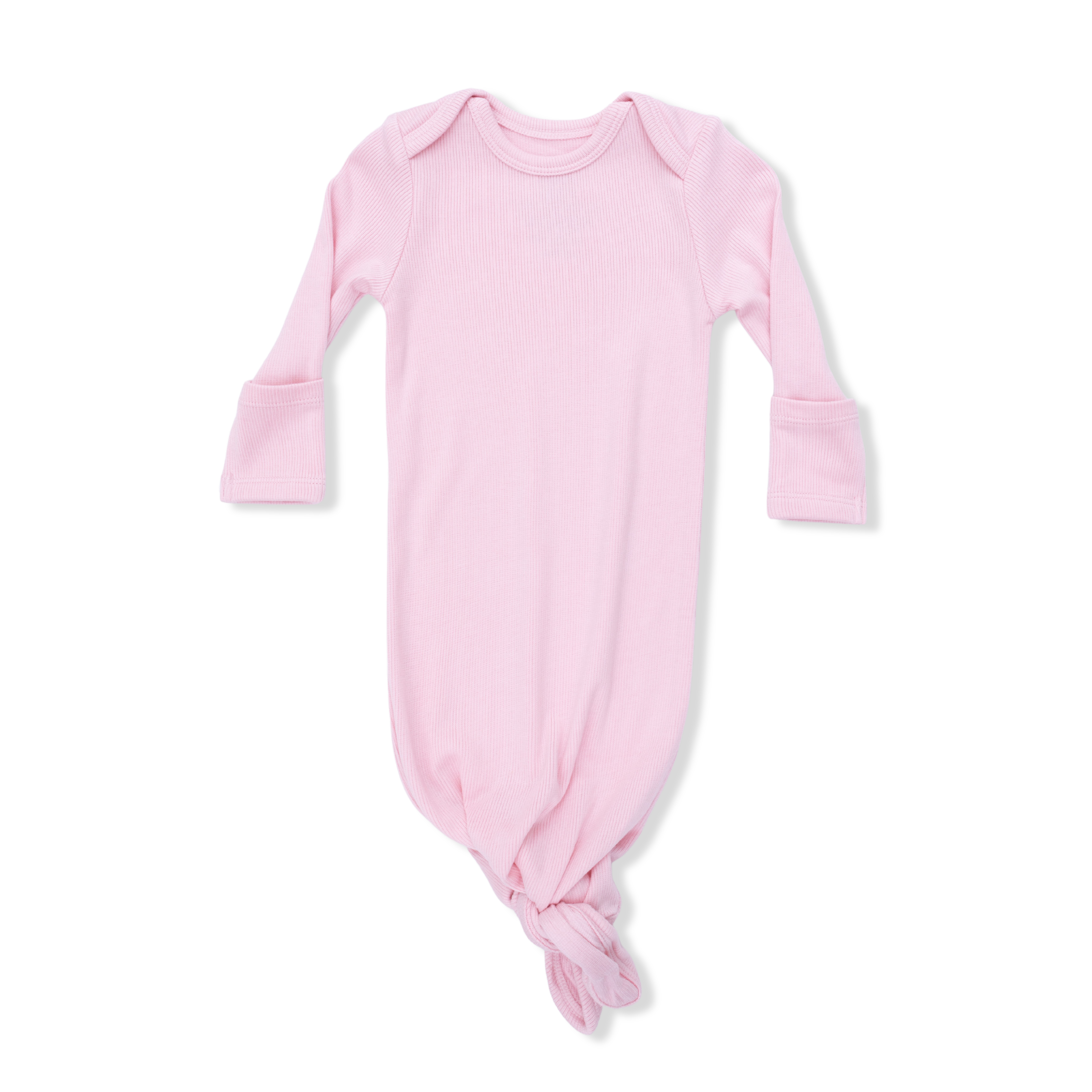 Solid Romance Rose Rib - Knotted Gown and Headband-Angel Dear