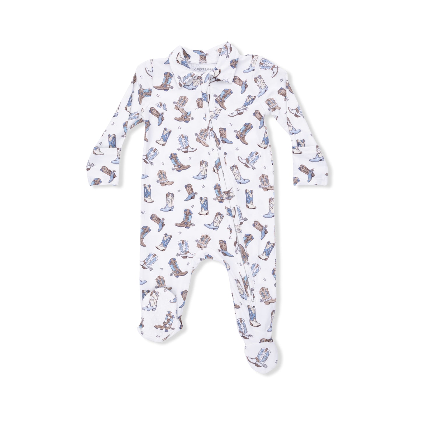 Cowboy Boots - Cowboy 2 Way Zipper Footie-Angel Dear