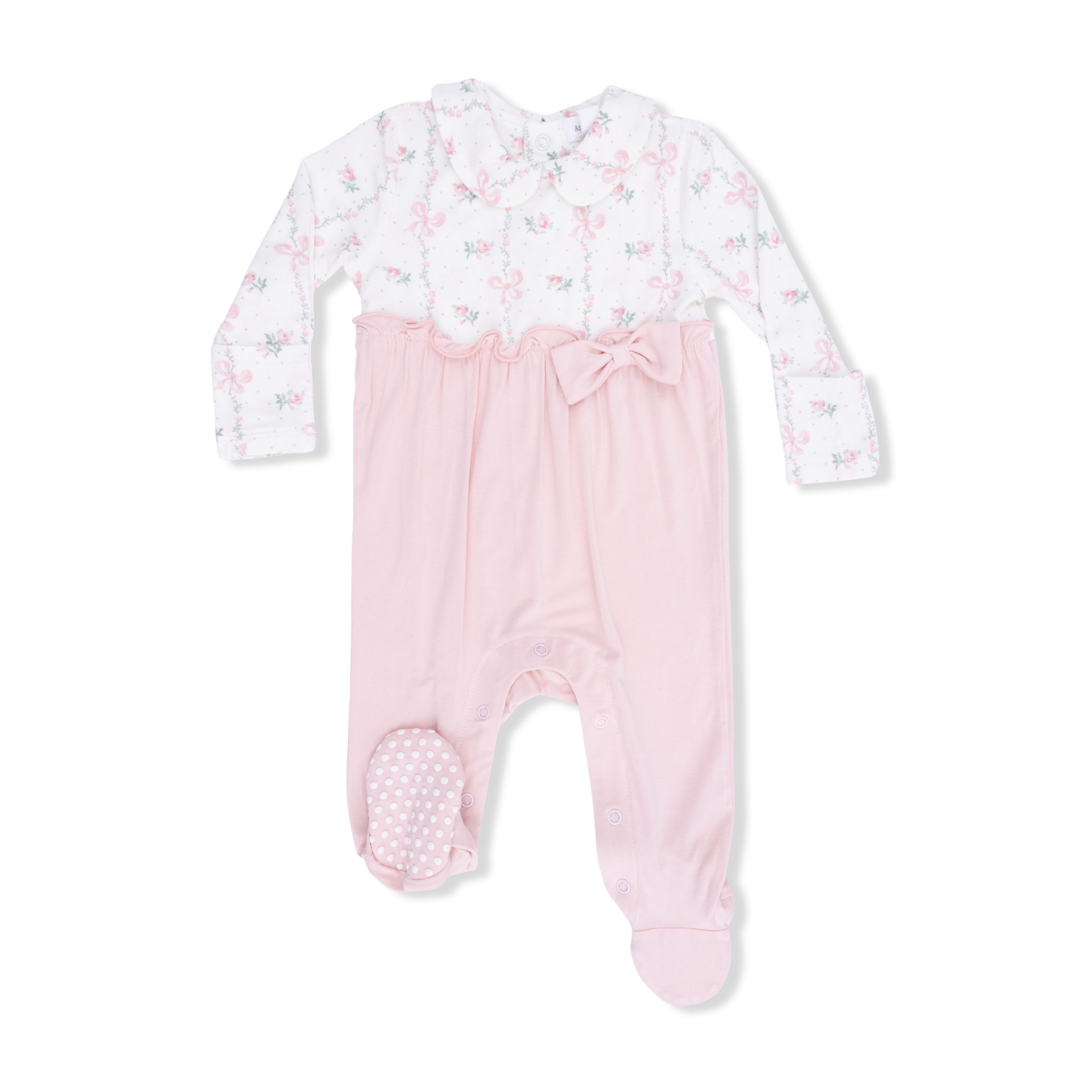 Dainty Buds and Bows - Bow Footie-Angel Dear