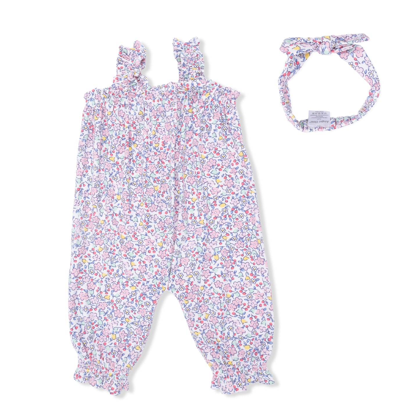 Elizabeth's Garden - Ruffly Strap Overall & Headband-Angel Dear