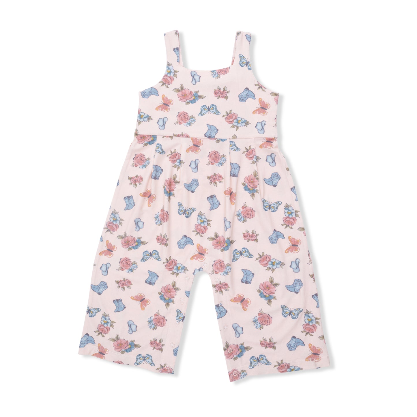 Country Girl Boots - Wide Leg Jumpsuit-Angel Dear