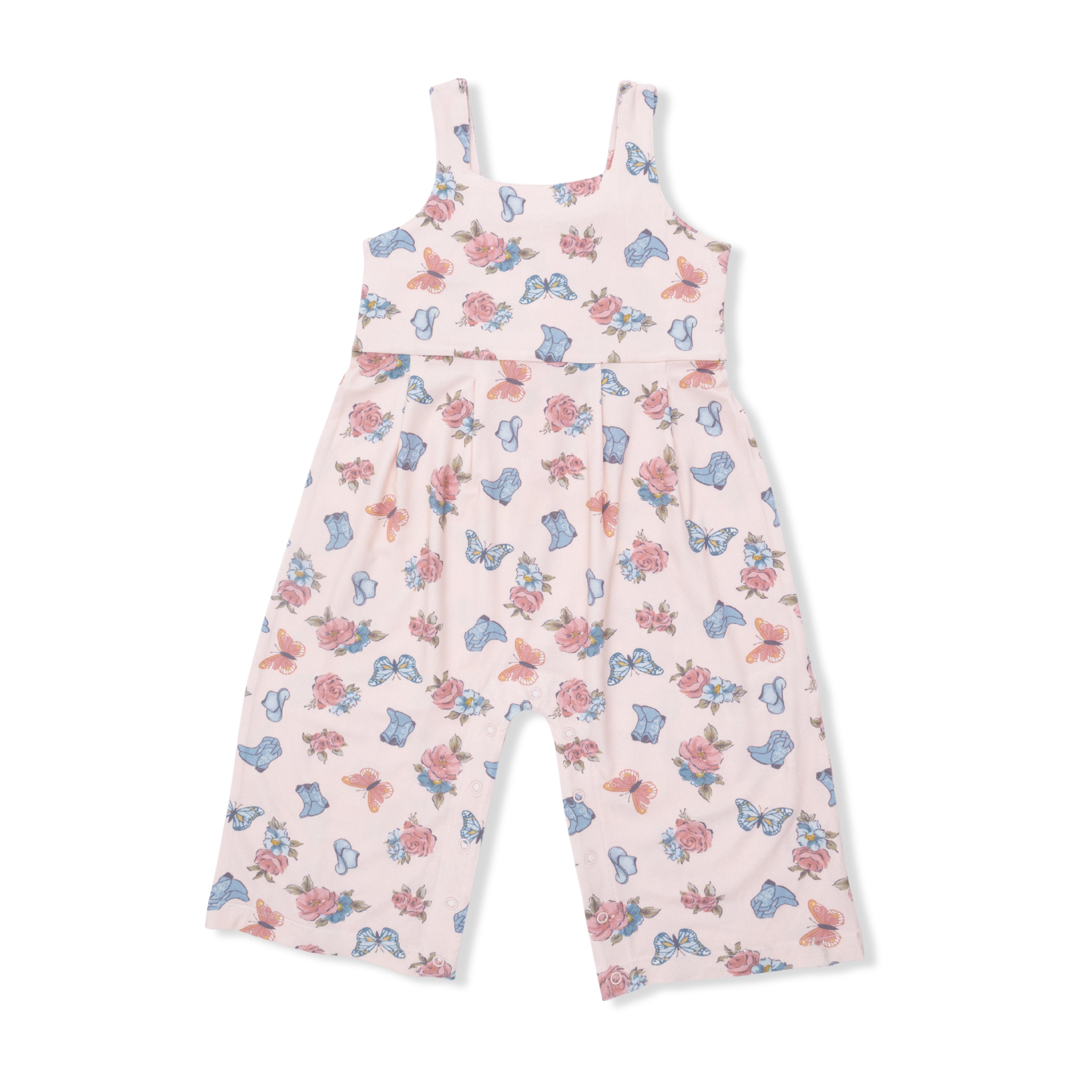 Country Girl Boots - Wide Leg Jumpsuit-Angel Dear