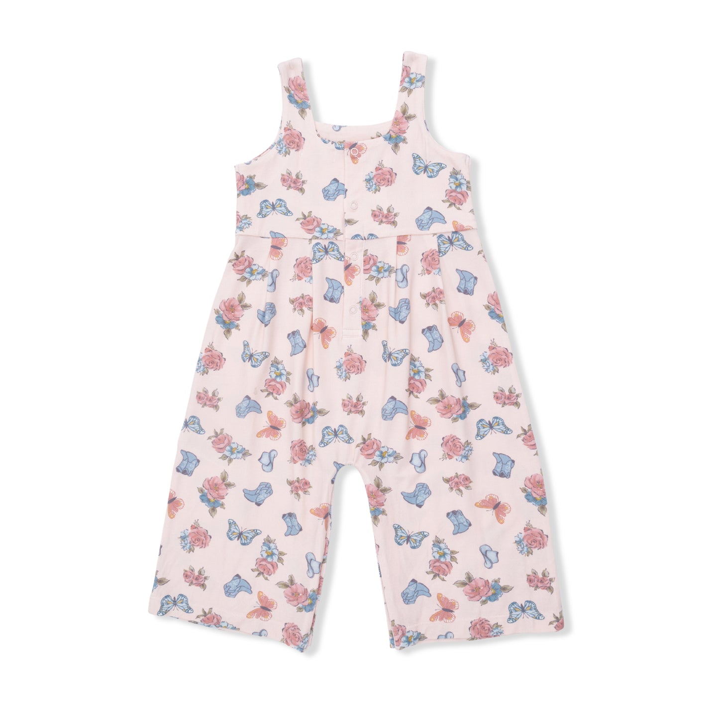 Country Girl Boots - Wide Leg Jumpsuit-Angel Dear