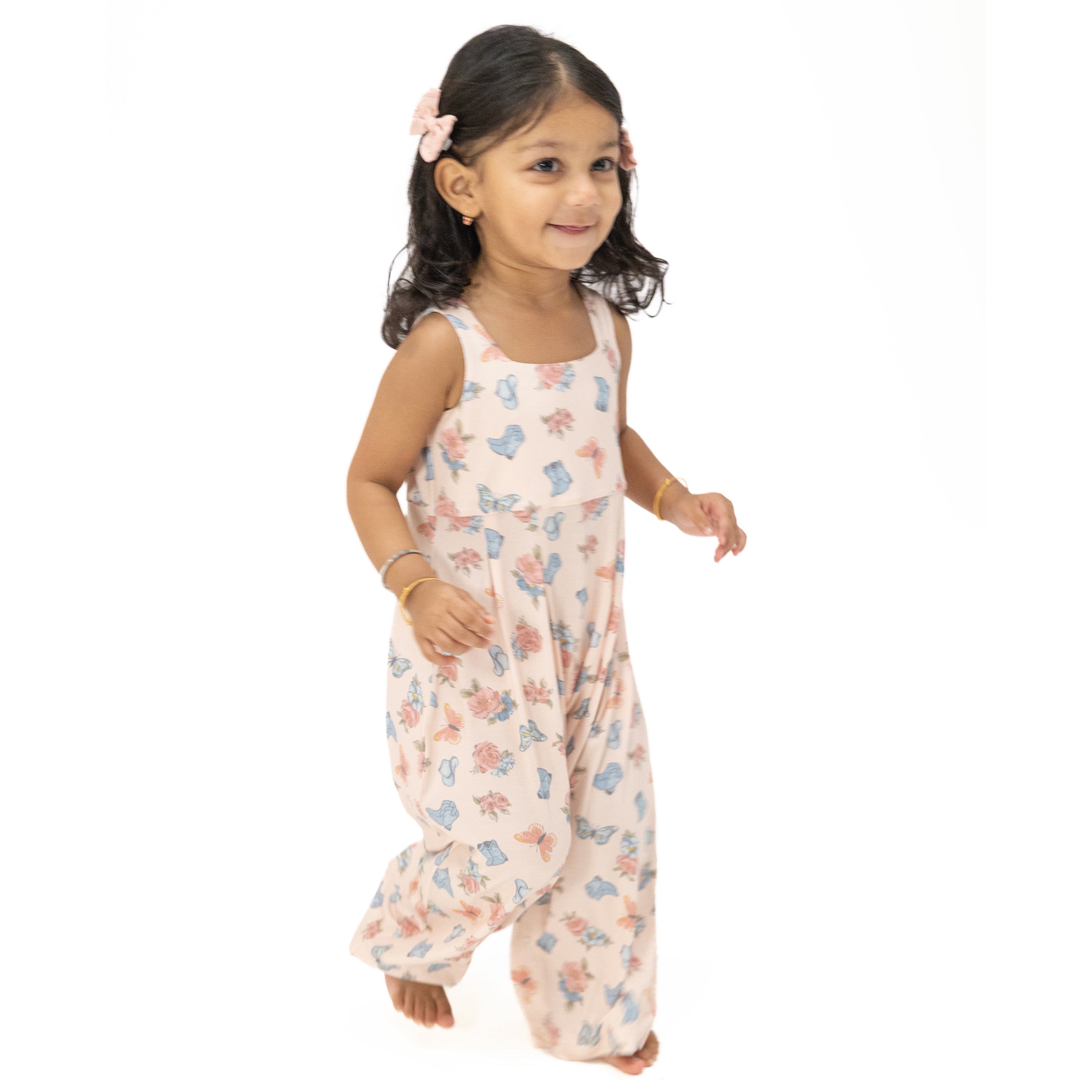 Country Girl Boots - Wide Leg Jumpsuit-Angel Dear