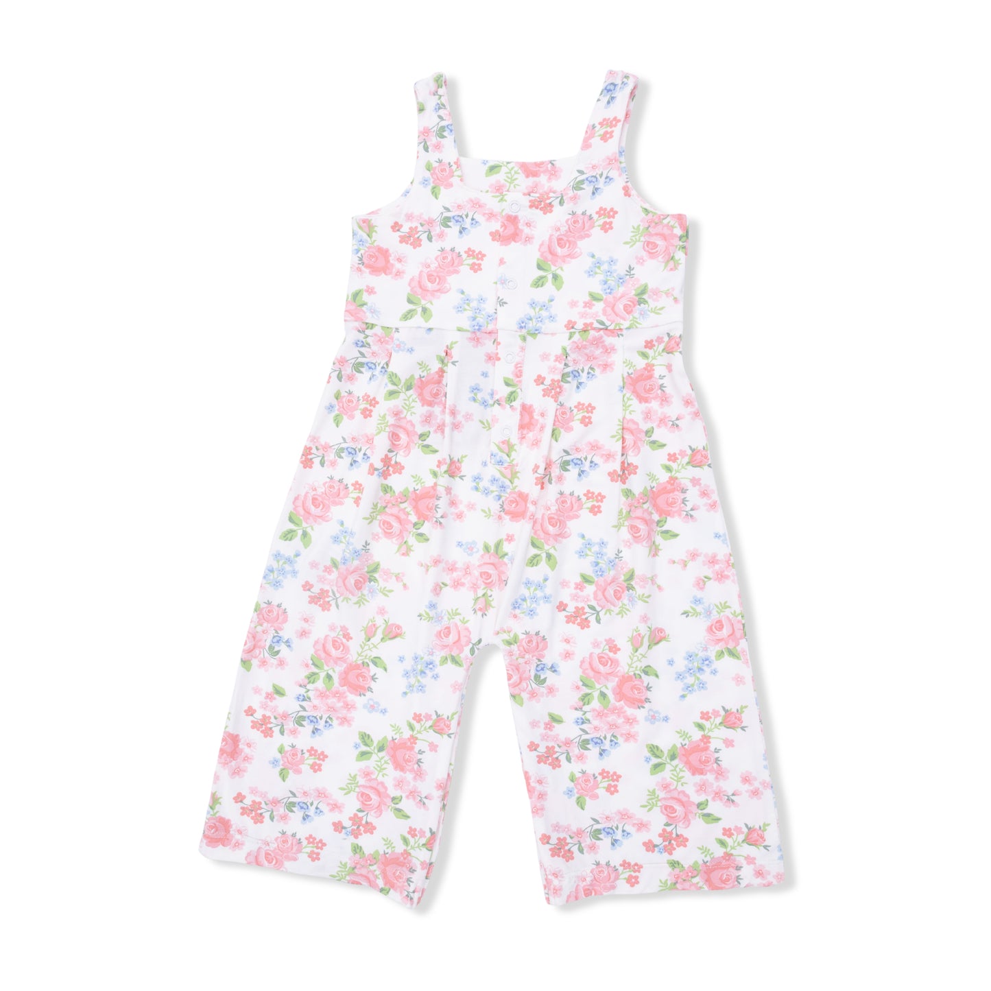 Cute Little Roses - Wide Leg Jumpsuit-Angel Dear