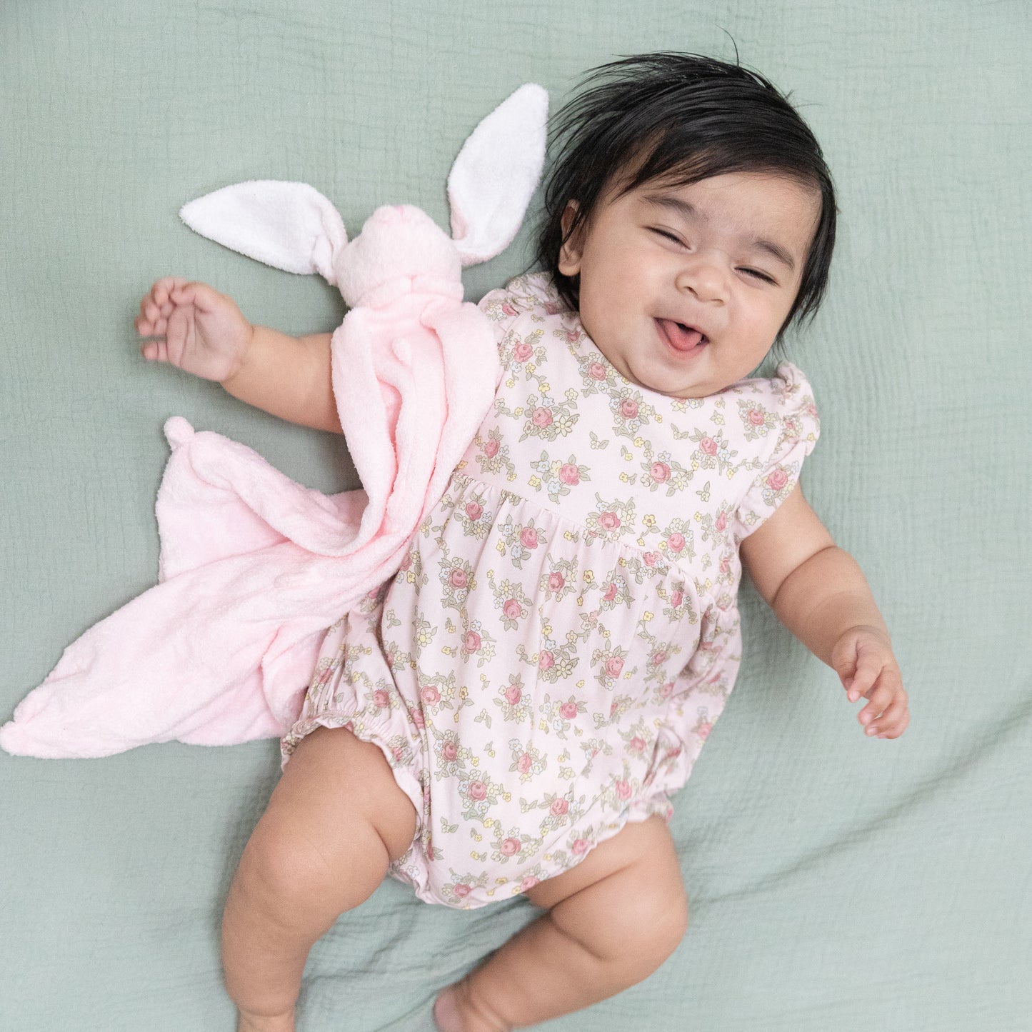 Edith's Rose Garden - Ruffle Playsuit-Angel Dear