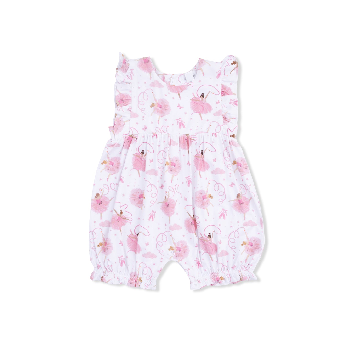 Ribbon Ballerinas - Ruffle Playsuit-Angel Dear