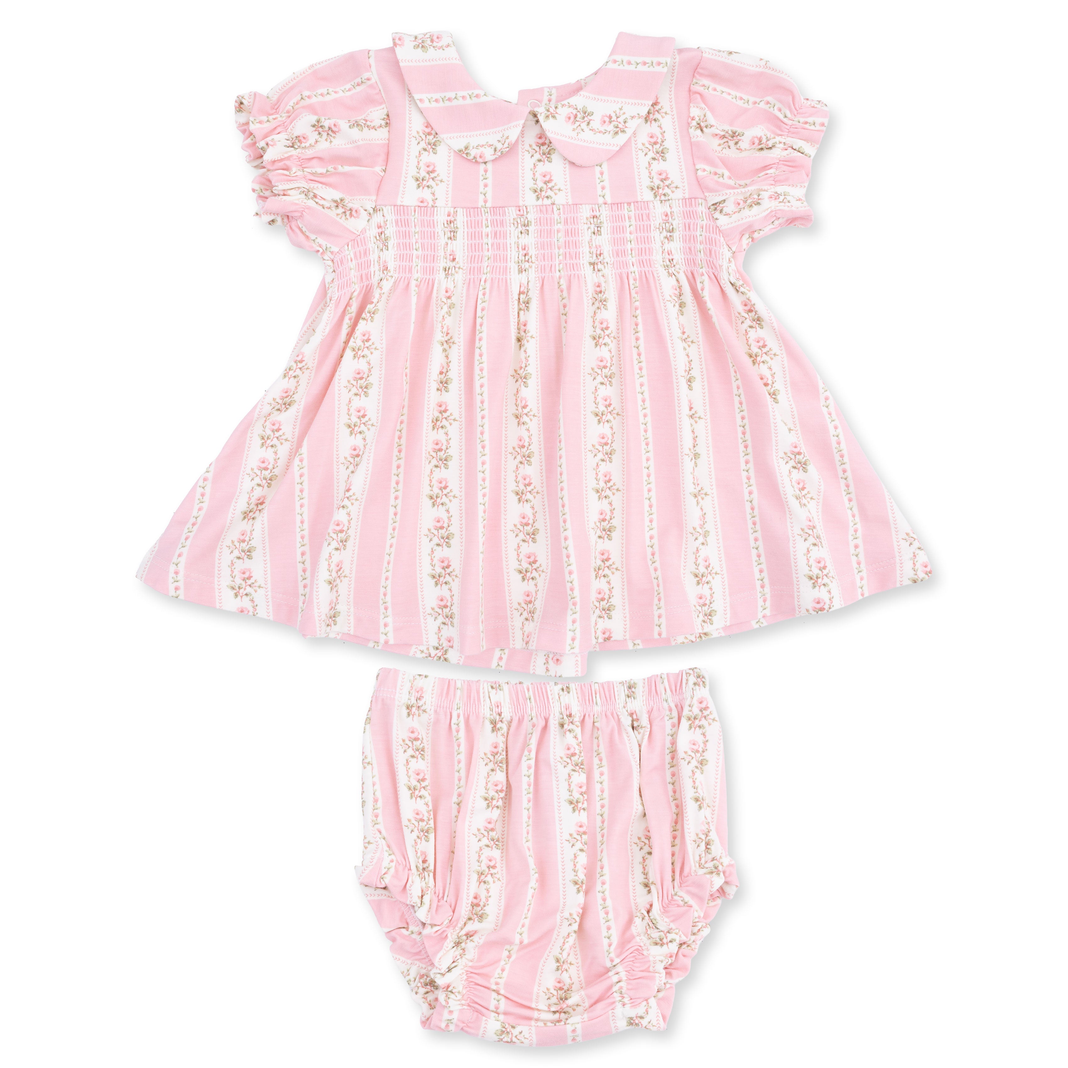 Antoinette Stripe - Smocked Dress Set