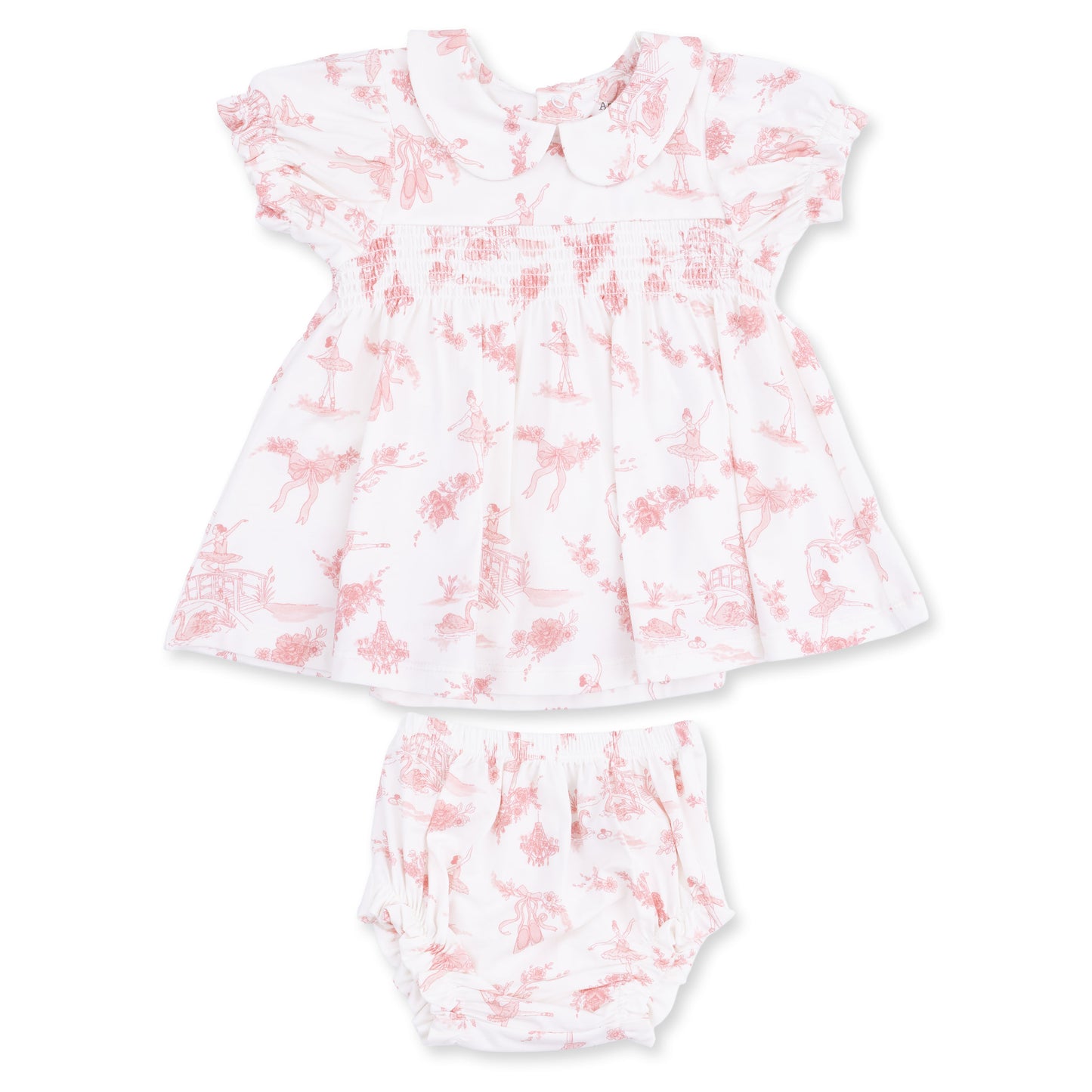 Ballet Toile - Smocked Dress Set
