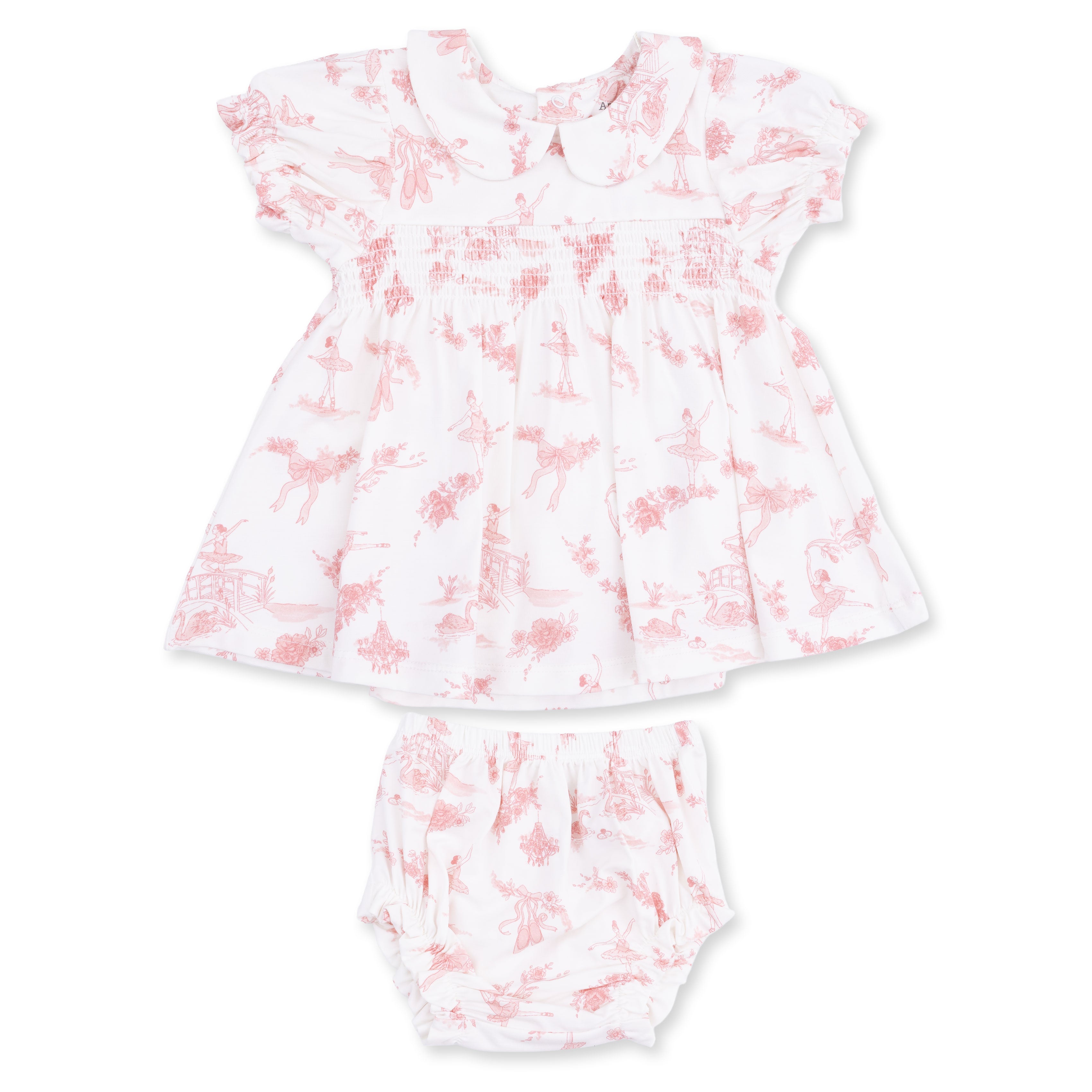Ballet Toile - Smocked Dress Set
