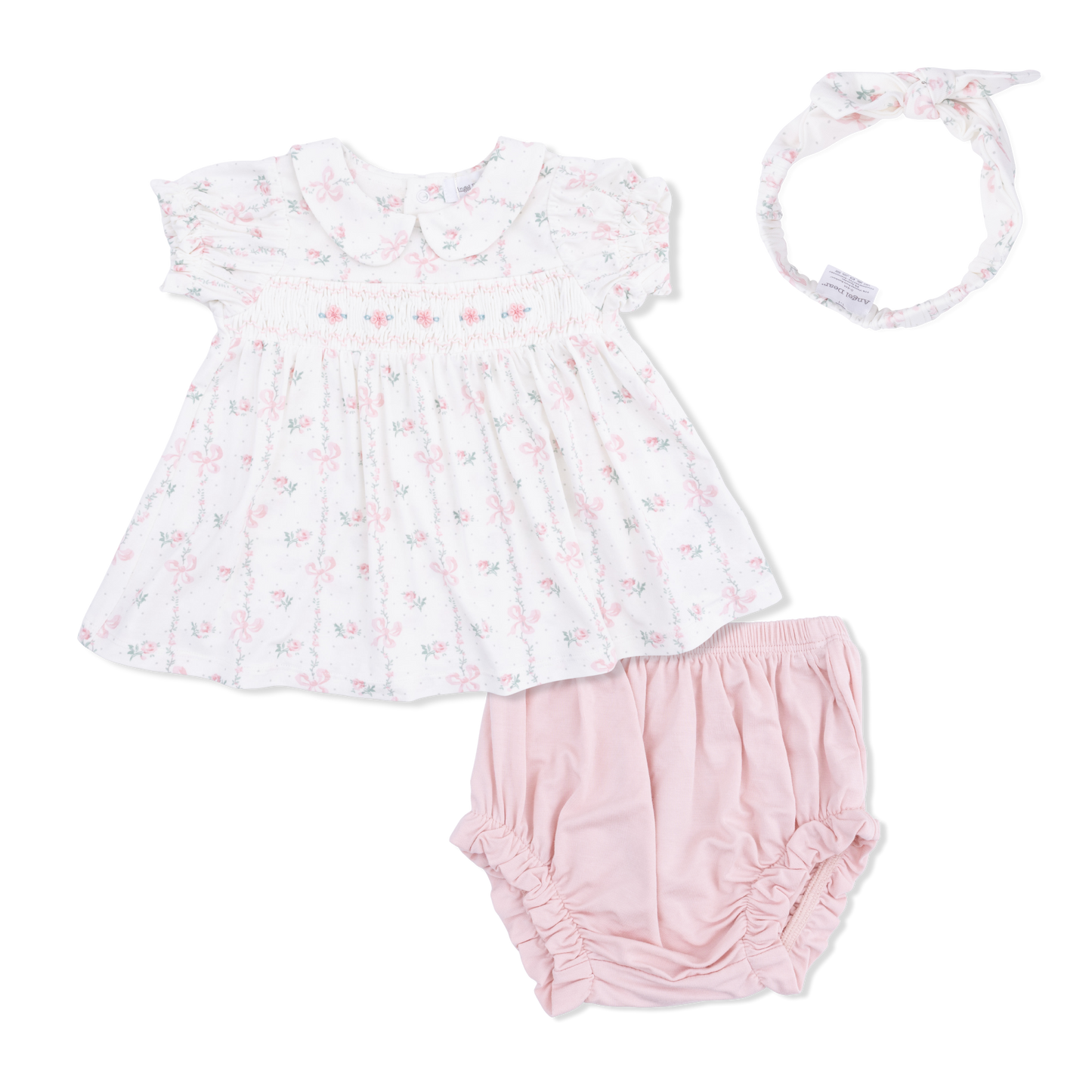 smocked dress baby Dainty Buds and Bows