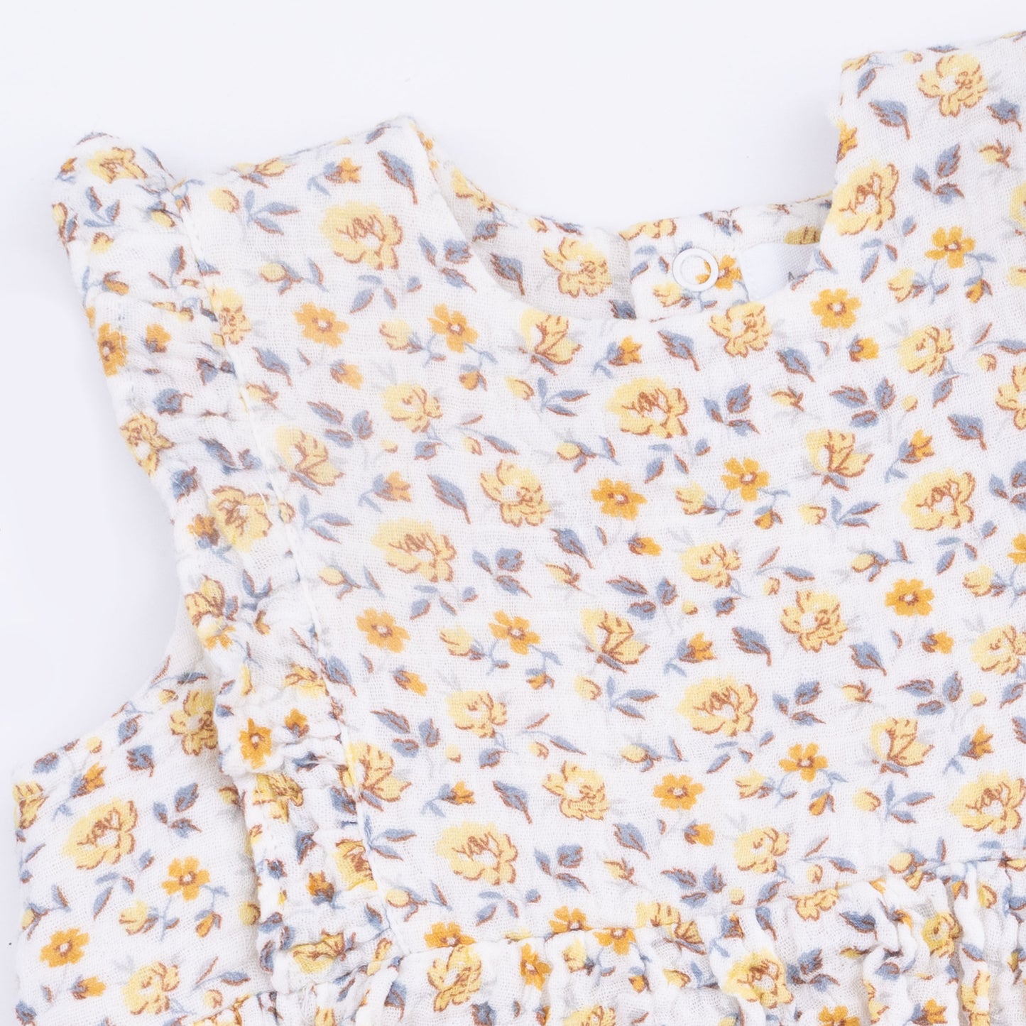 Yellow Country Roses - Ruffle Bubble Dress