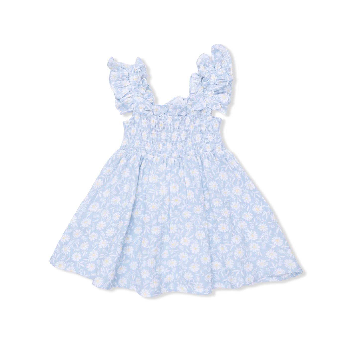 Western Daisies - Smocked Sundress with Bloomer-Angel Dear