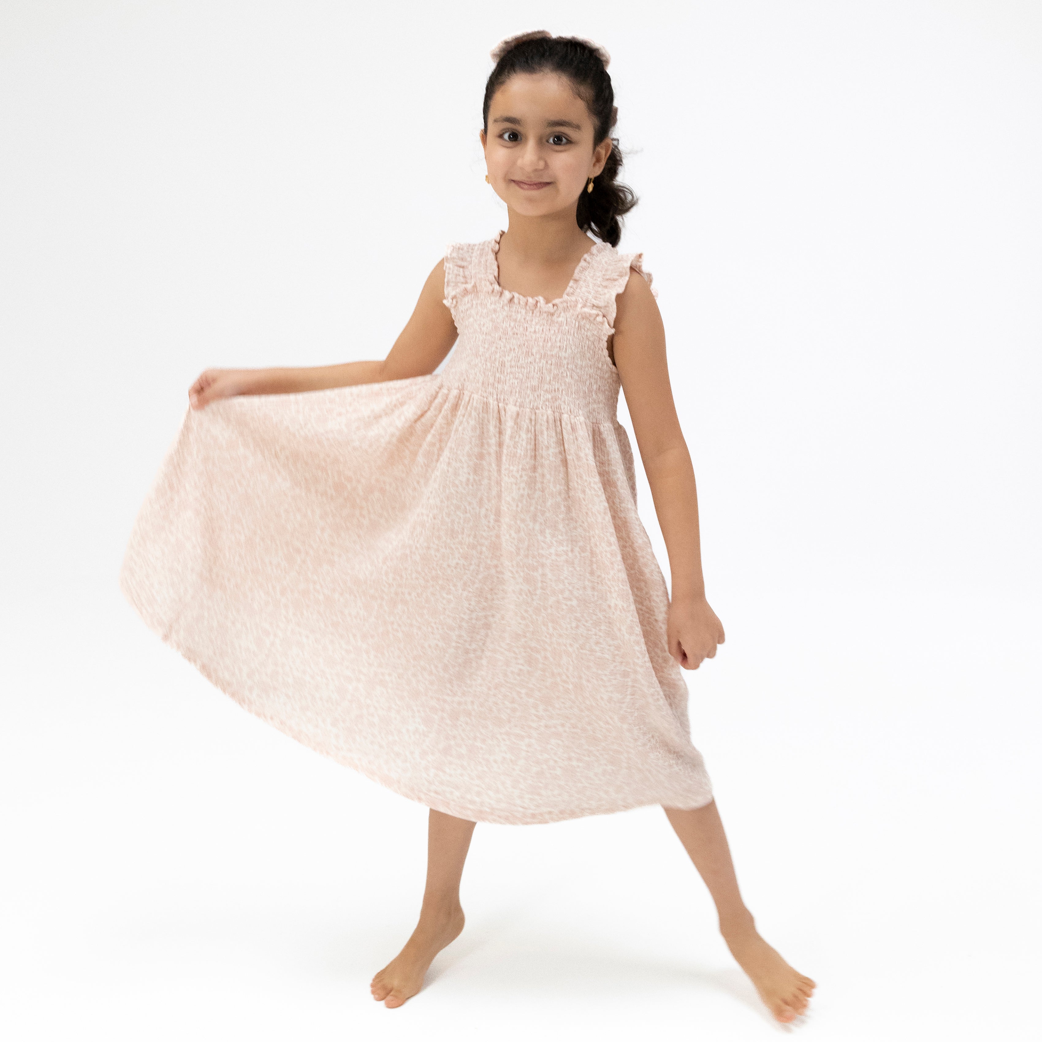 Harper Floral - Smocked Sundress with Bloomer-Angel Dear