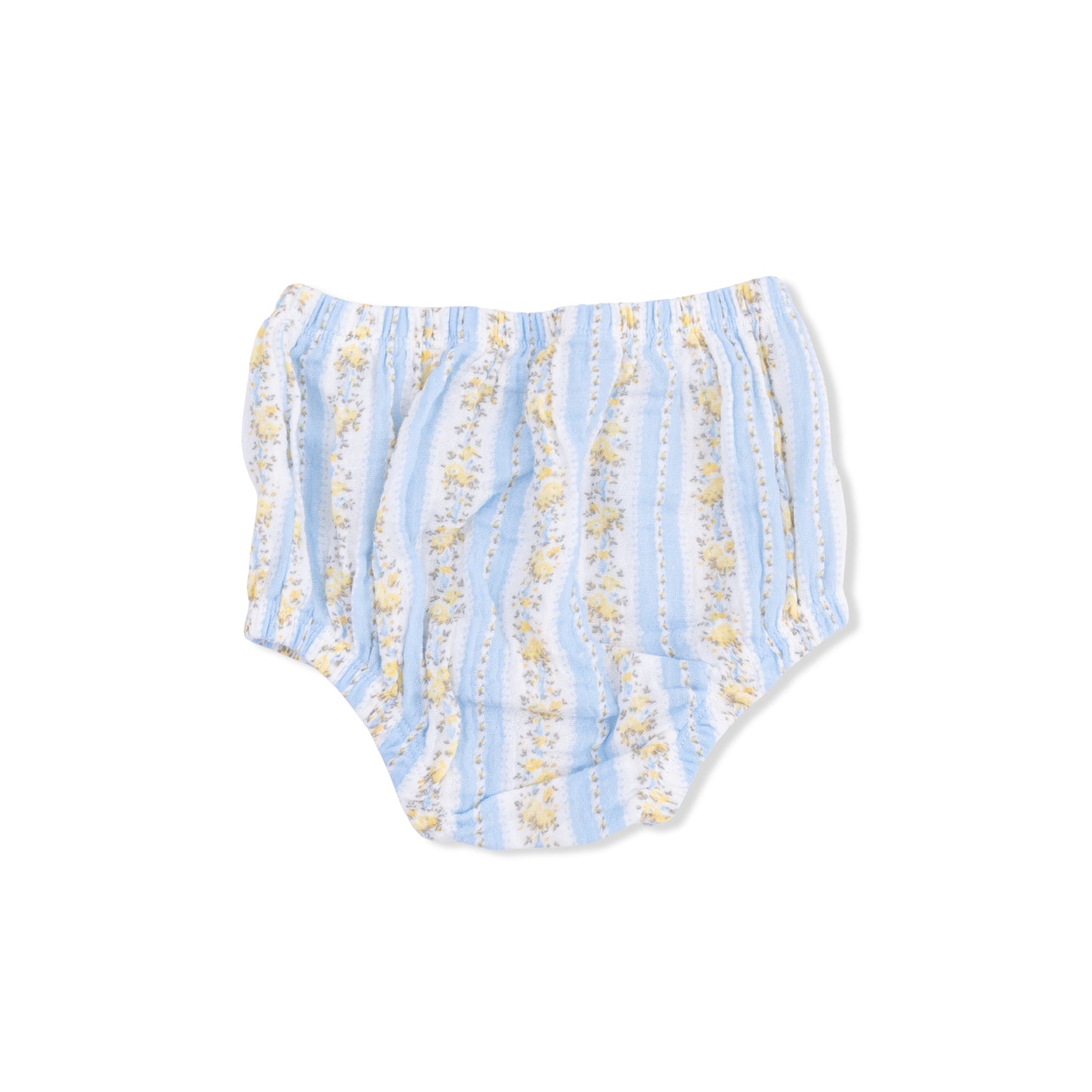 Odalys  Floral Stripe - Puff Sleeve Baby Doll Dress and Bloomer-Angel Dear