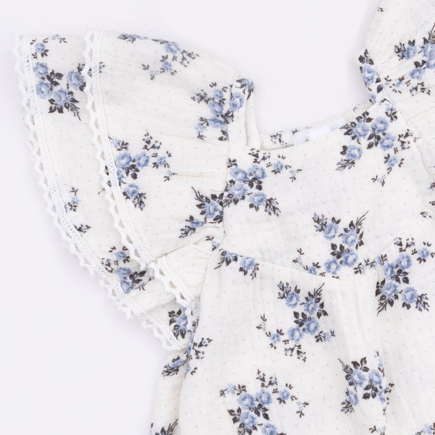 Belle Rosette Dot - V-Neck Bubble