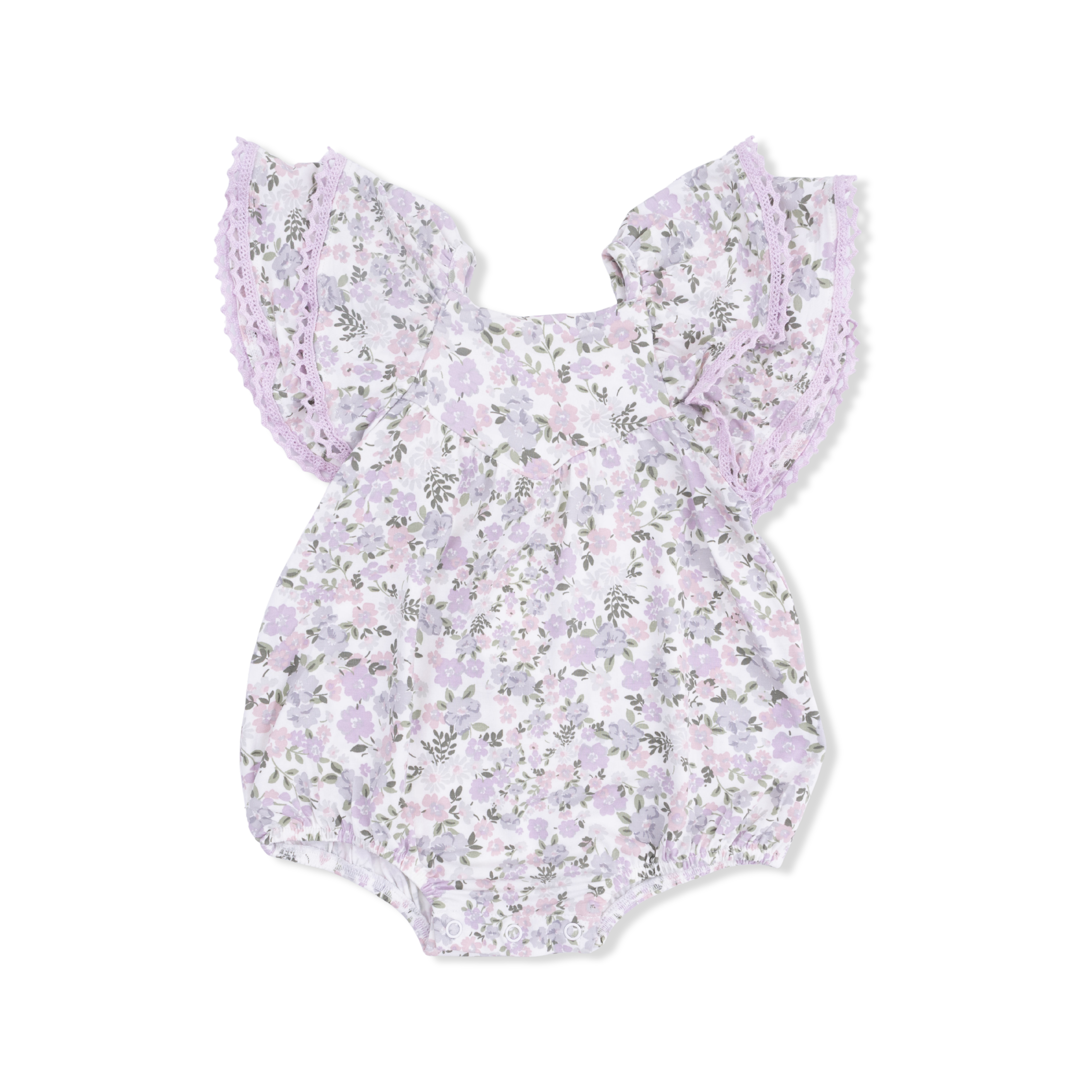 Shannon Floral - V-Neck Bubble-Angel Dear