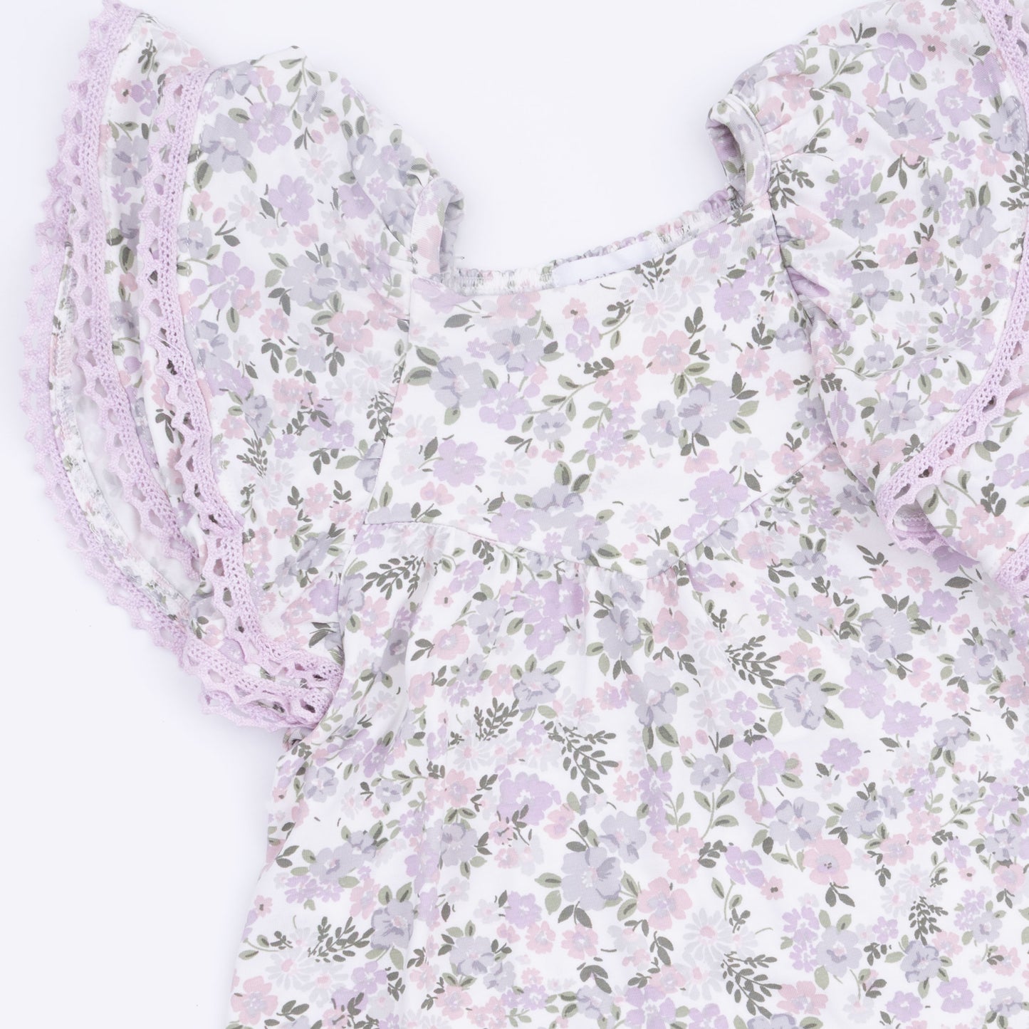 Shannon Floral - V-Neck Dress and Bloomer