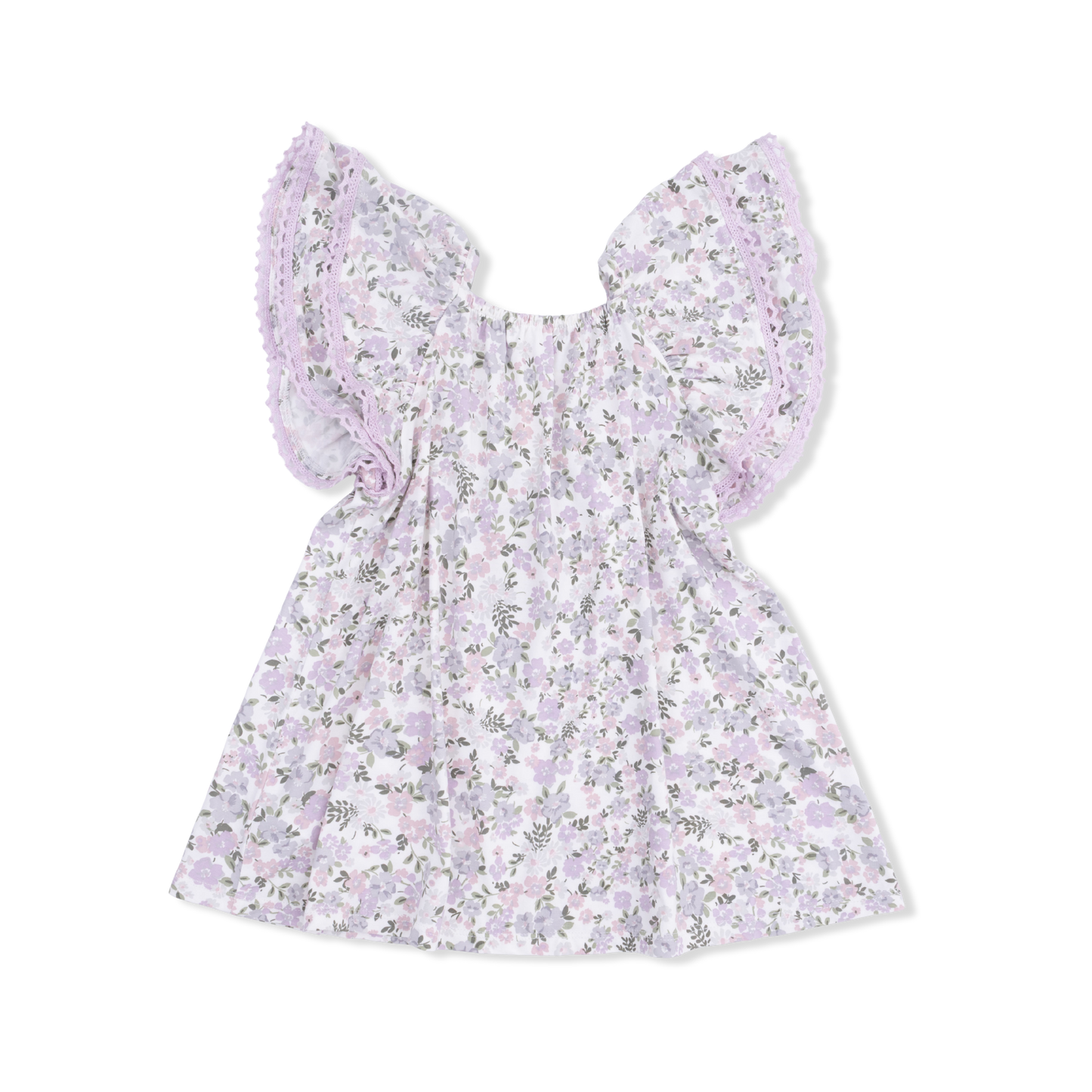 Shannon Floral - V-Neck Dress and Bloomer-Angel Dear