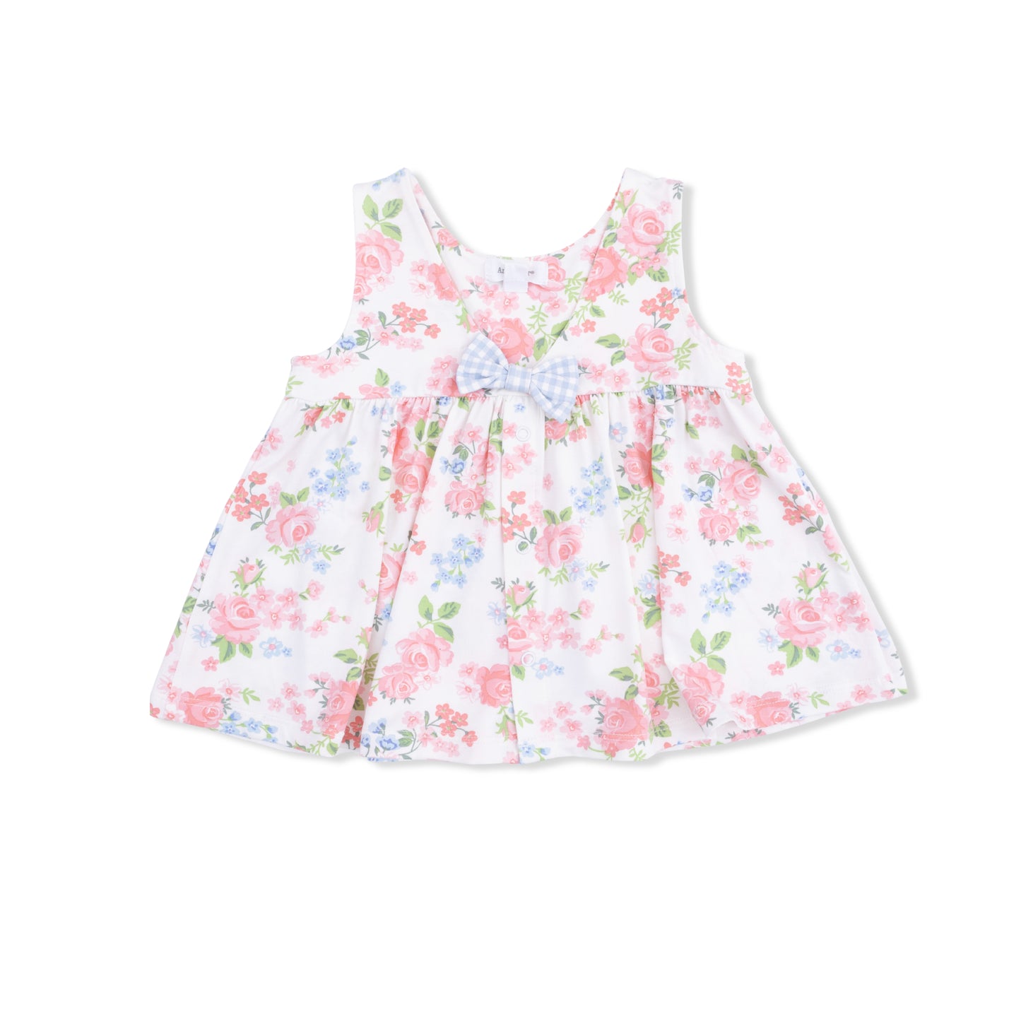 Cute Little Roses - Infant Dress with Bow and Bloomer-Angel Dear