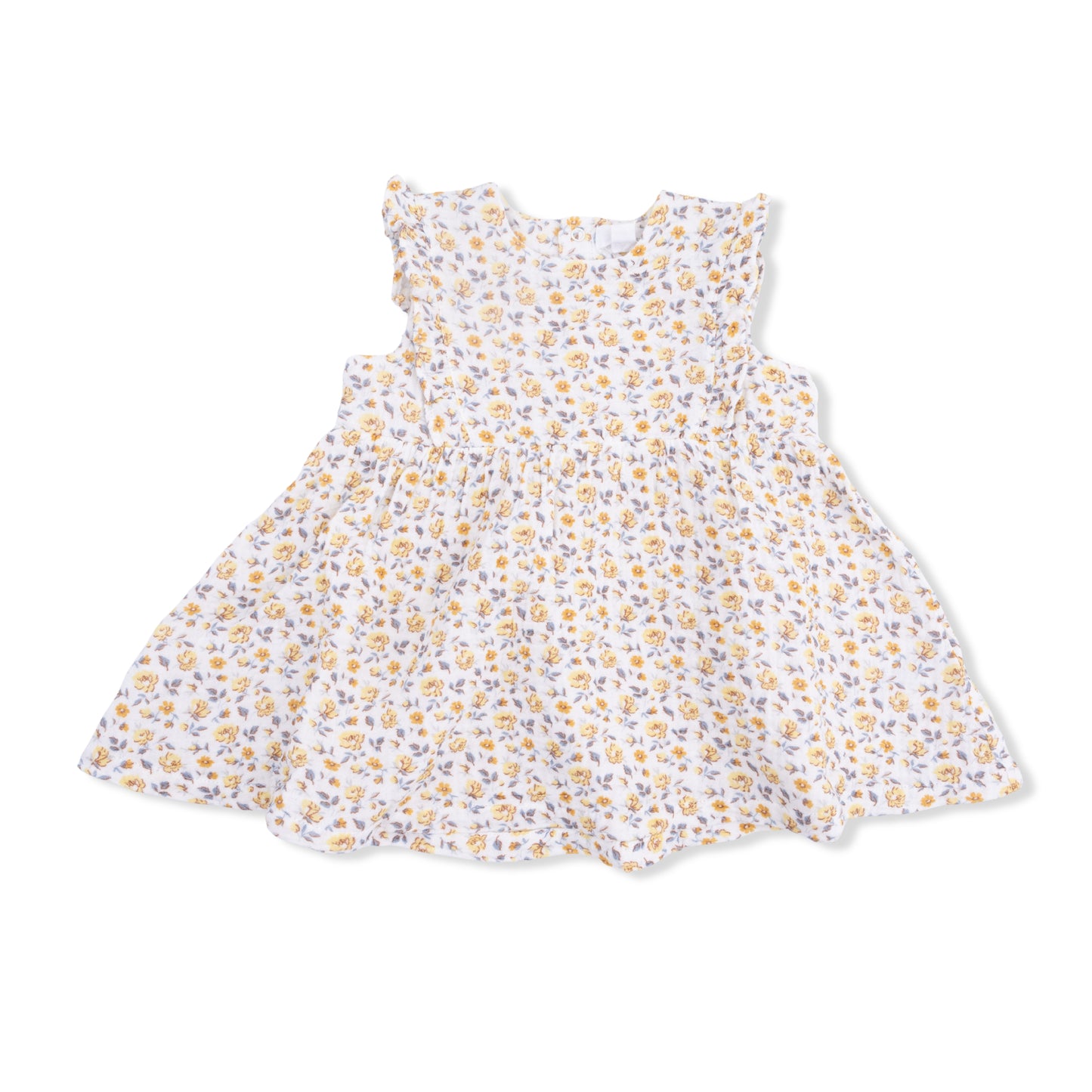 Yellow Country Roses - Ruffle Dress and Bloomer-Angel Dear