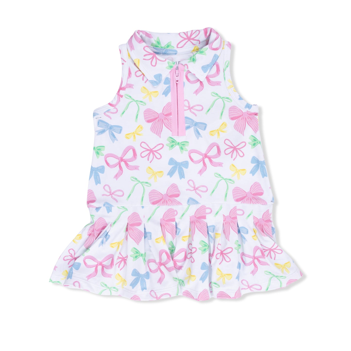 Sweet Bows - Polo Tennis Dress with Cartwheel Short-Angel Dear