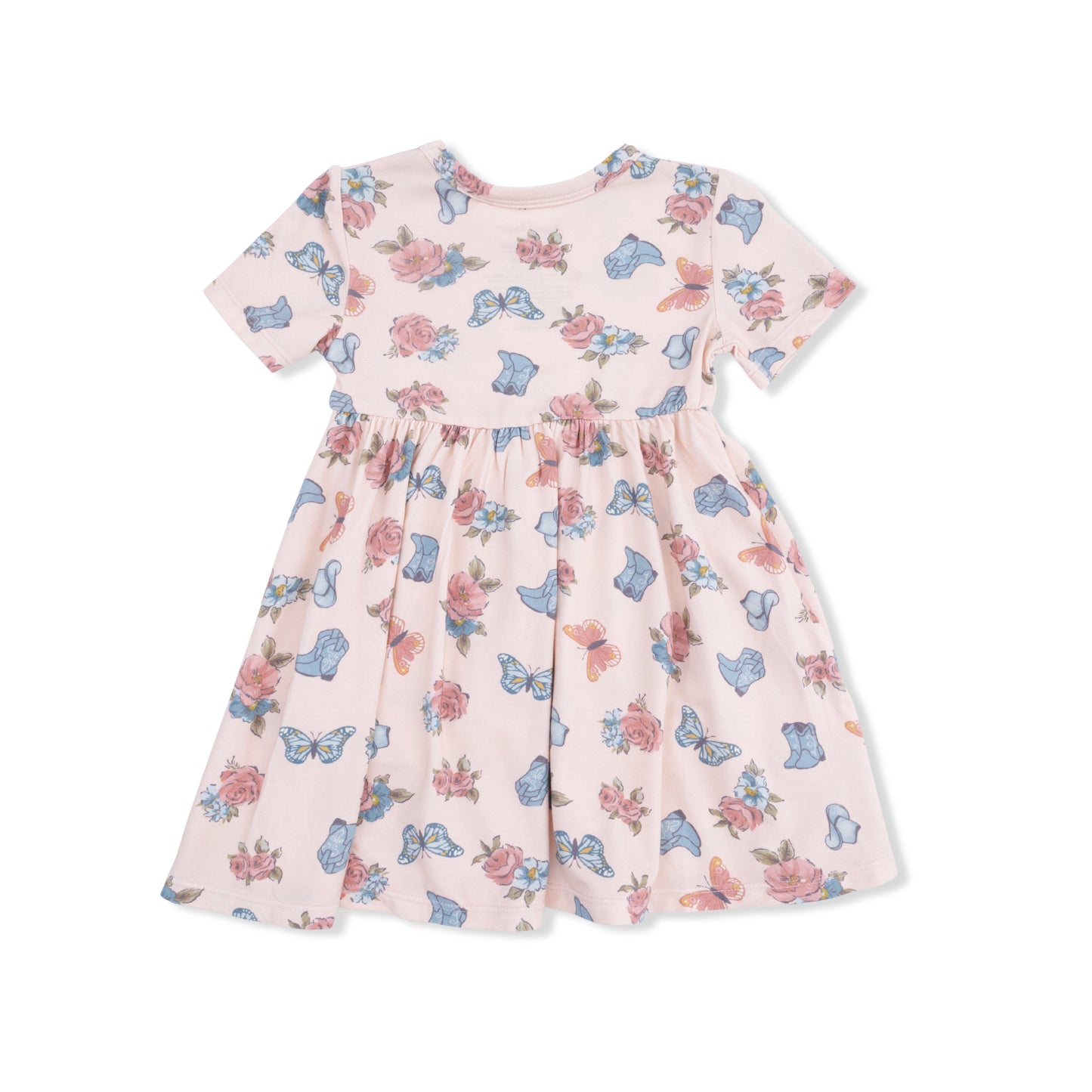 Country Girl Boots - Twirly Dress with Ruffle Pockets-Angel Dear