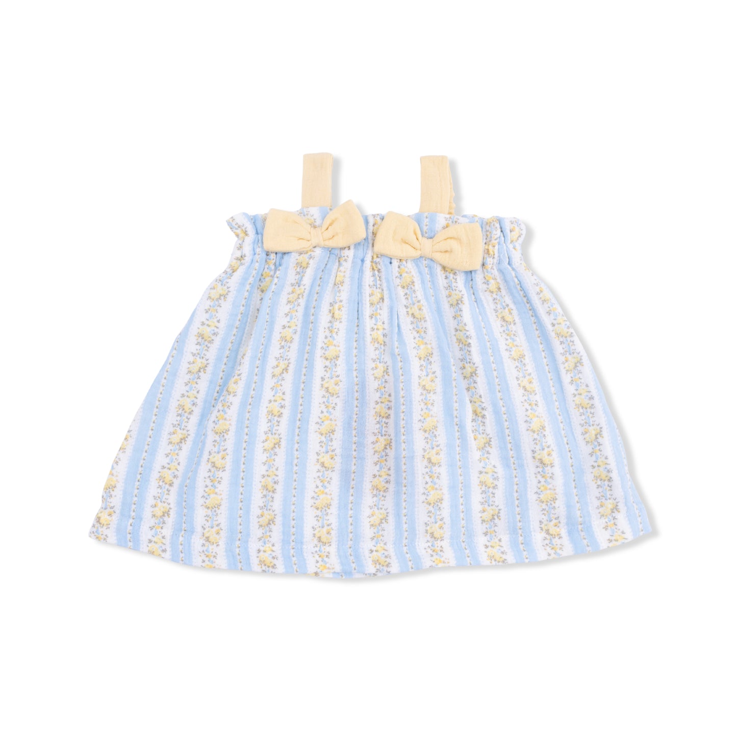 Odalys Floral Stripe - Top with Bows and Ruffle Leg Bloomer-Angel Dear