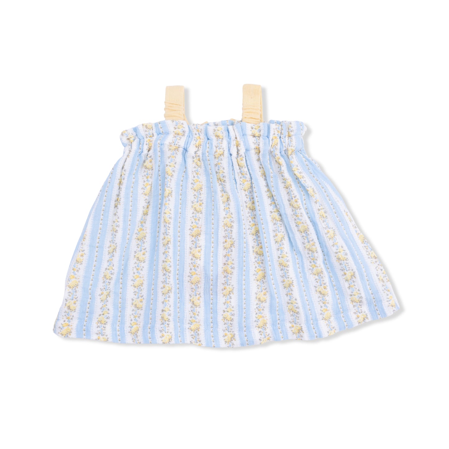 Odalys Floral Stripe - Top with Bows and Ruffle Leg Bloomer-Angel Dear