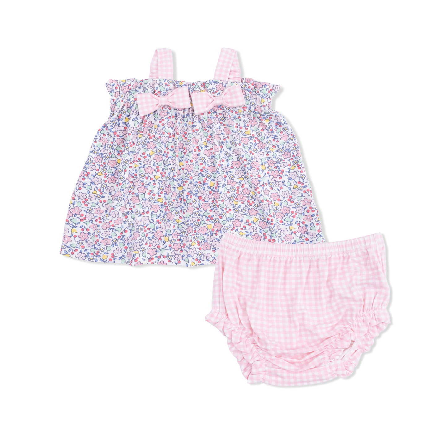 Elizabeth's Garden - Top with Bows and Ruffle Leg Bloomer-Angel Dear