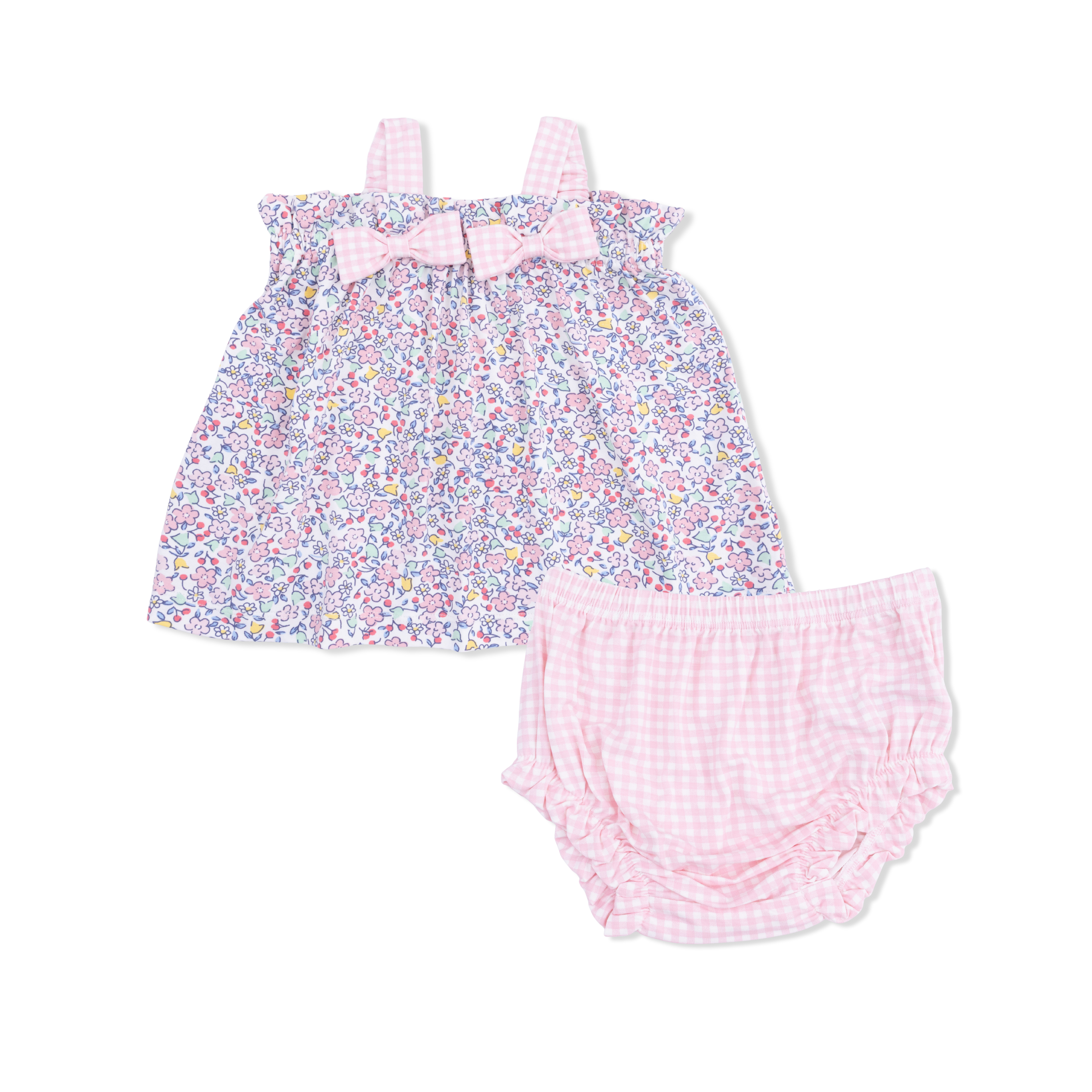 Elizabeth's Garden - Top with Bows and Ruffle Leg Bloomer-Angel Dear
