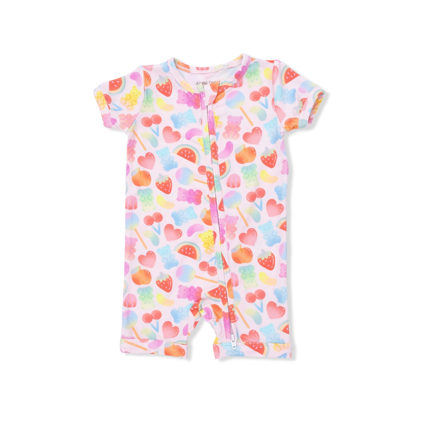 Gummy Bears - Shortie 2 Way Zipper Romper-Angel Dear