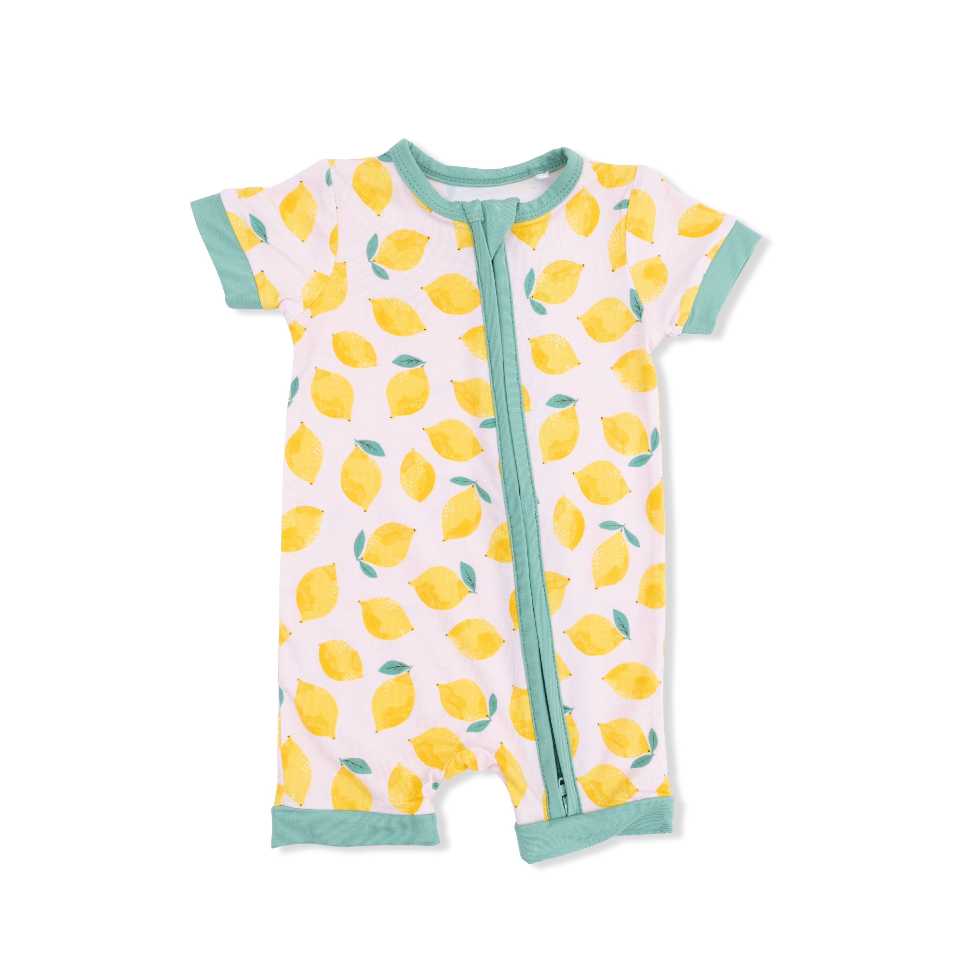 Sunny Lemons - Shortie 2 Way Zipper Romper-Angel Dear