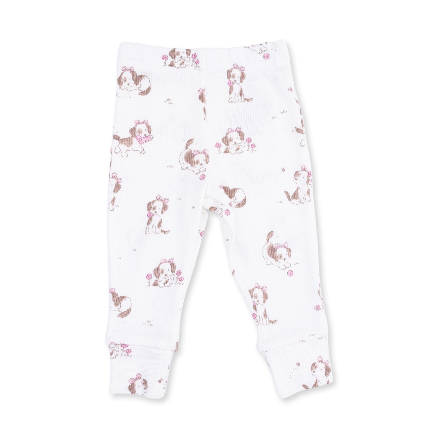 Explorer Puppy Pink - Long Sleeve Ruffle Top and Pant