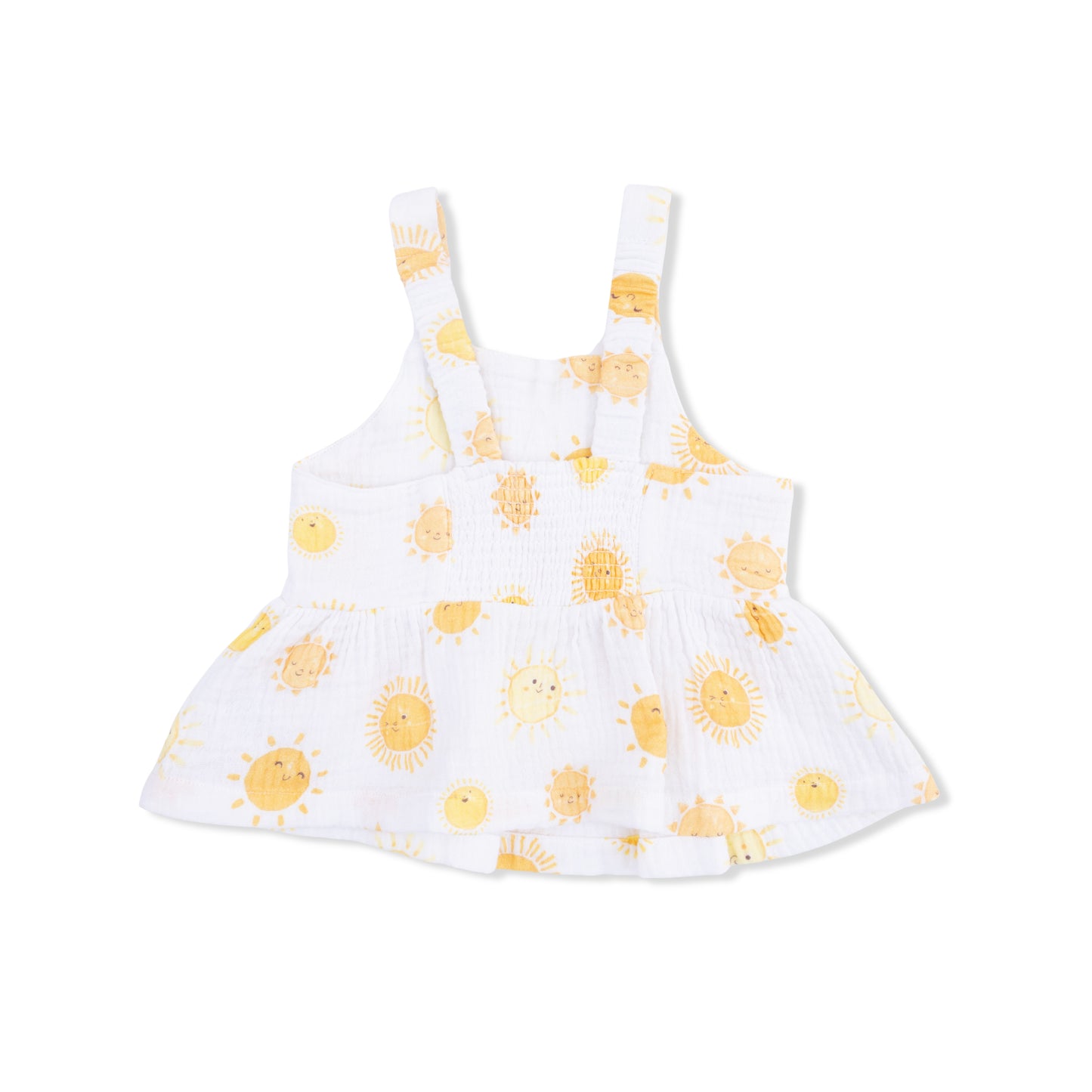 Happy Suns - Peplum Tank with Wide Leg Pant-Angel Dear