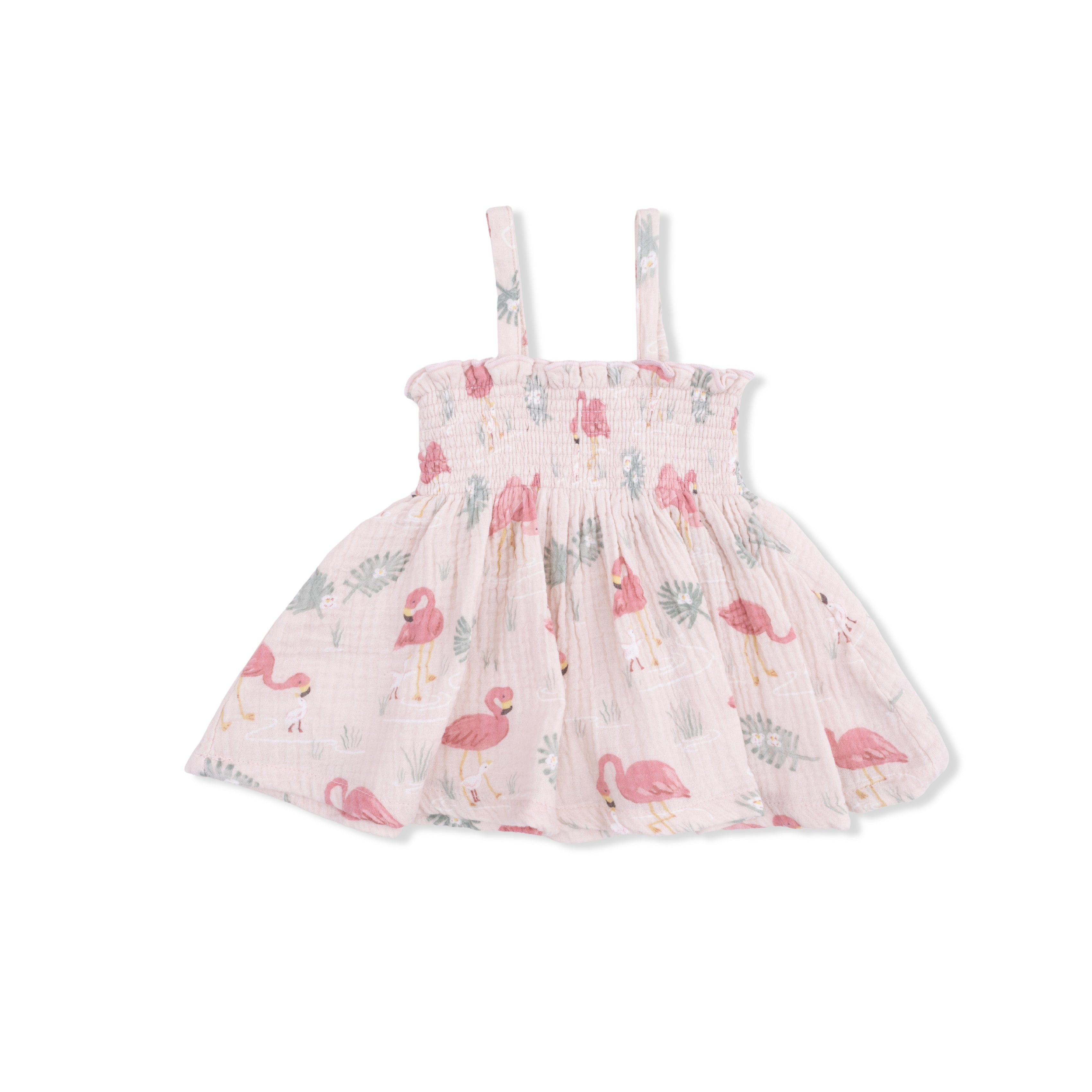 Flamingos - Smocked Top & Smocked Waist Pants-Angel Dear