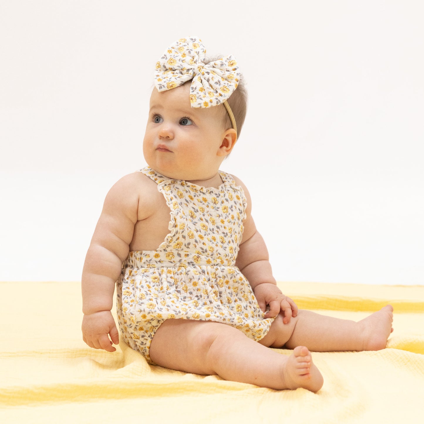 Yellow Country Roses - Ruffle Bubble-Angel Dear