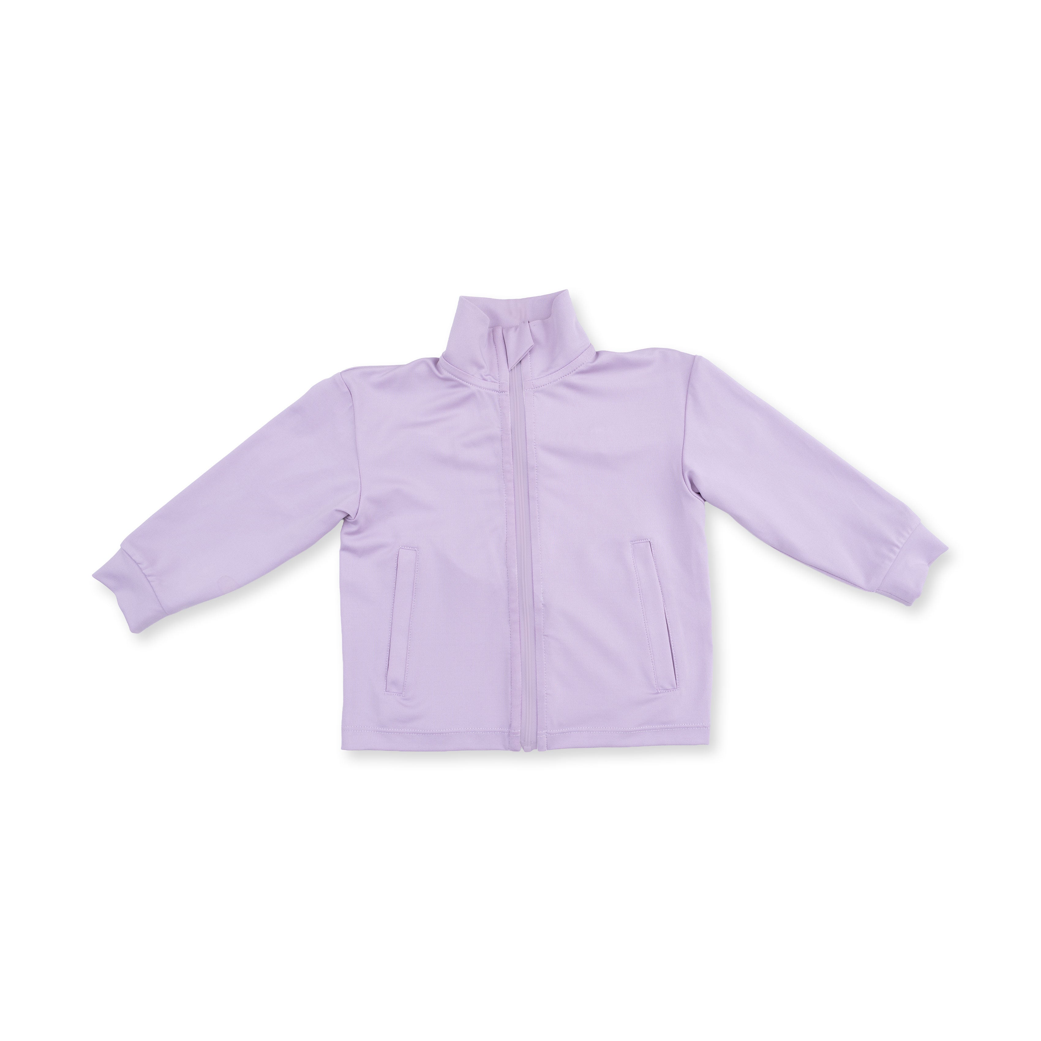 Tiny Tumblers Activewear Lilac - Mock Neck Active Jacket