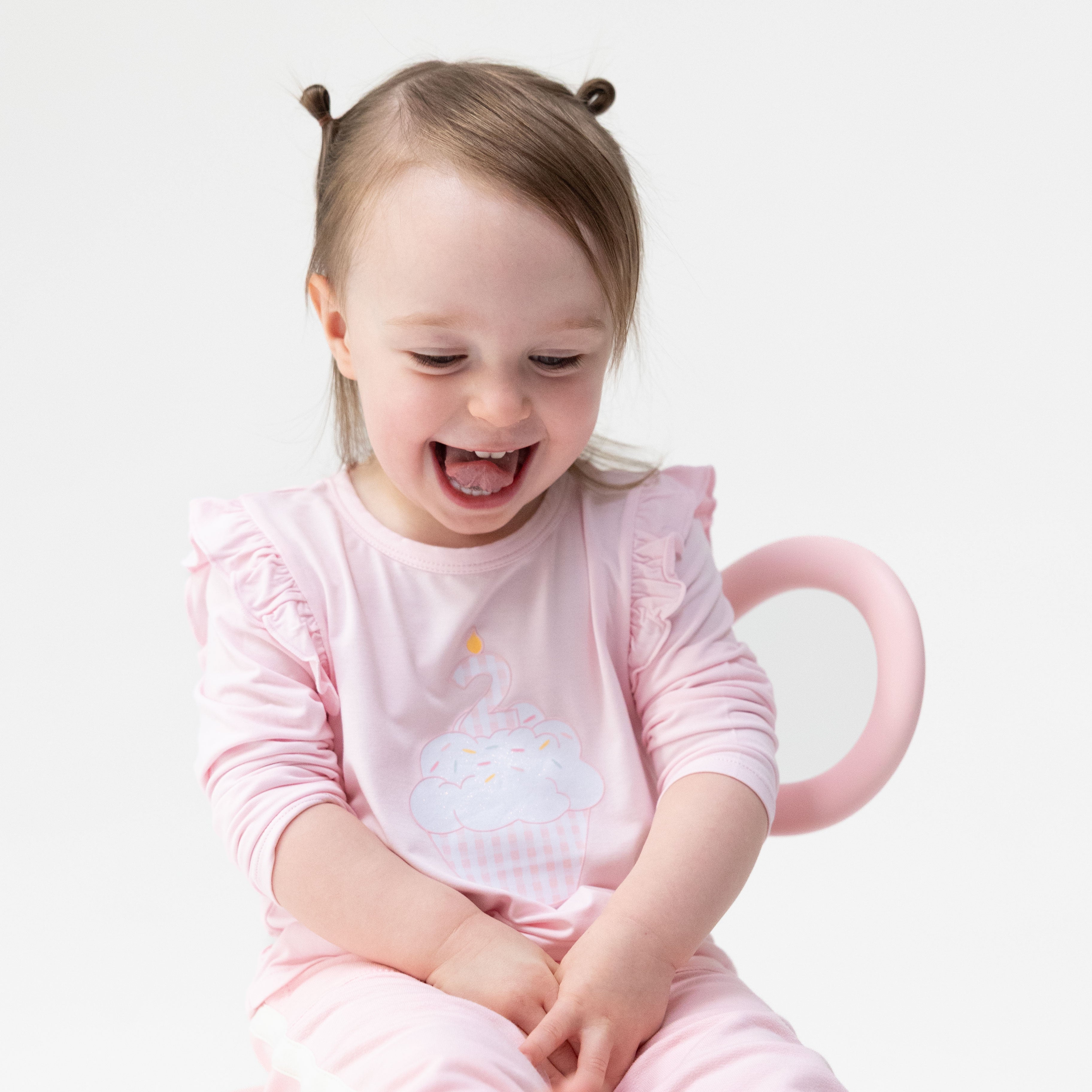 Birthday - 2nd Birthday Long Sleeve Ruffle Shirt