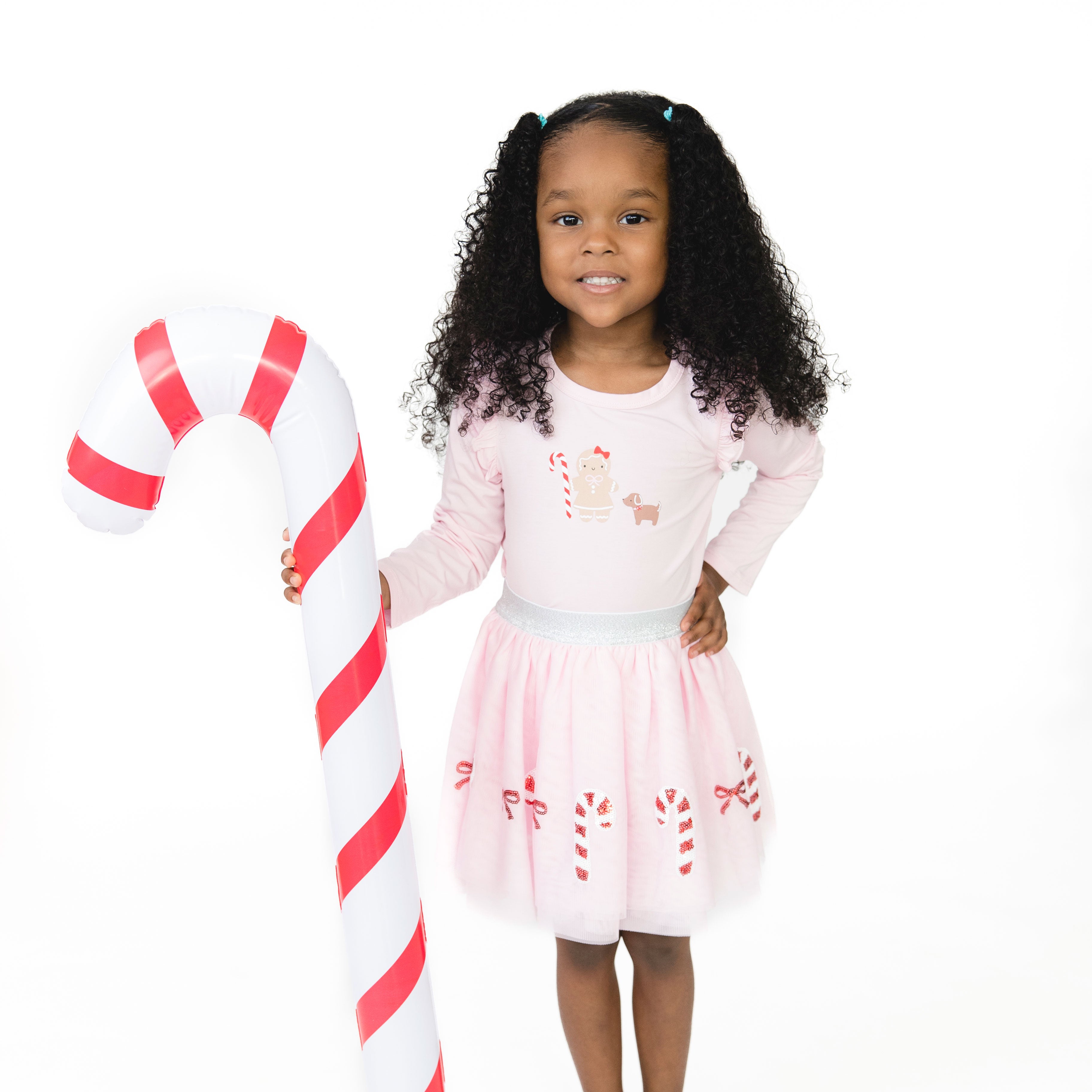 Gingerbread - Long Sleeve Ruffle Tee