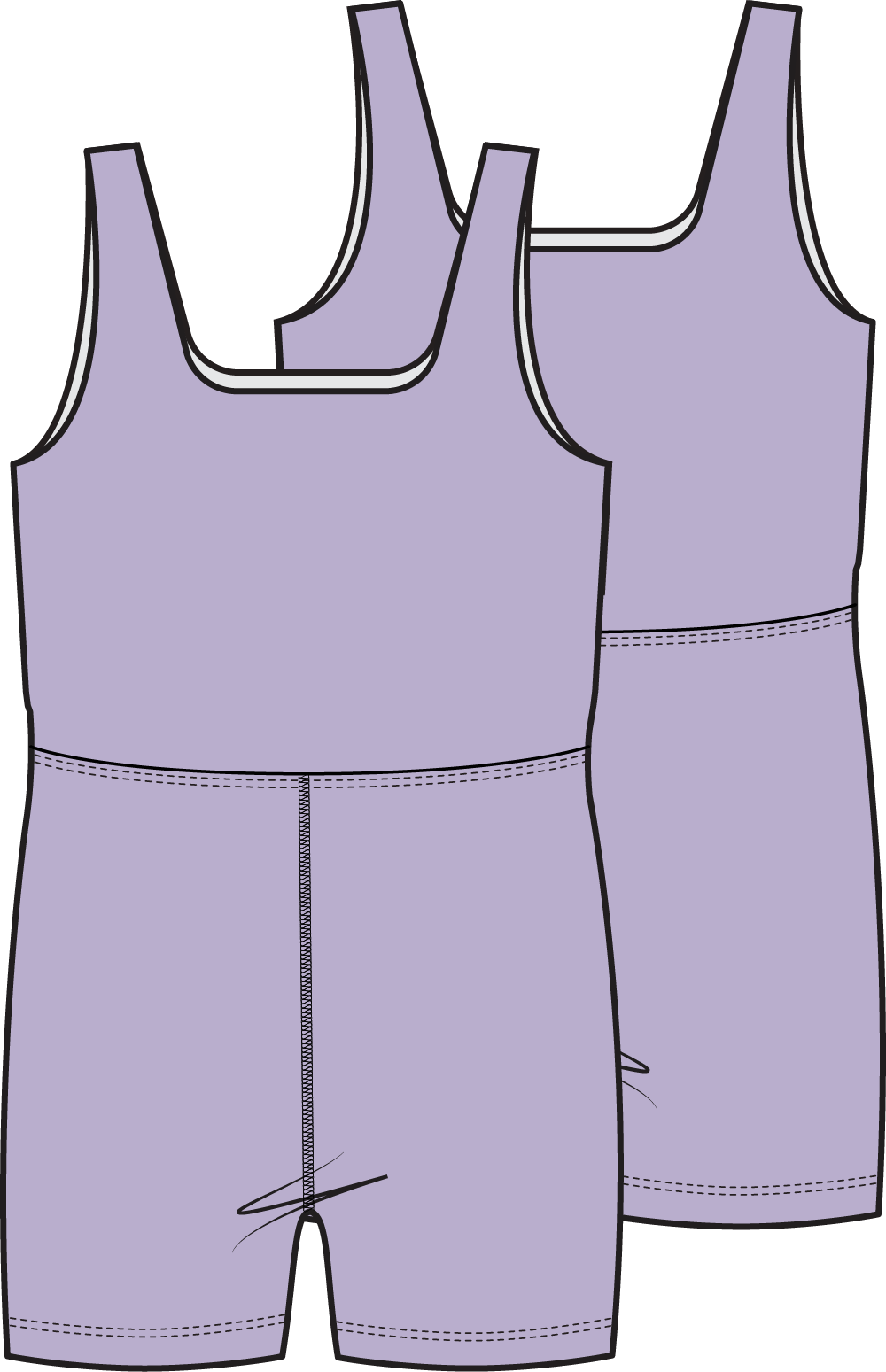 Tiny Tumblers Activewear Lilac - Tumble Suit