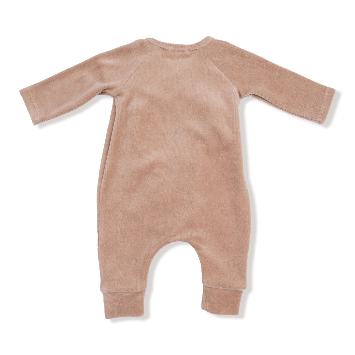 Velour Wrap Coverall in our  Velour Teddy Bear print from Angel Dear