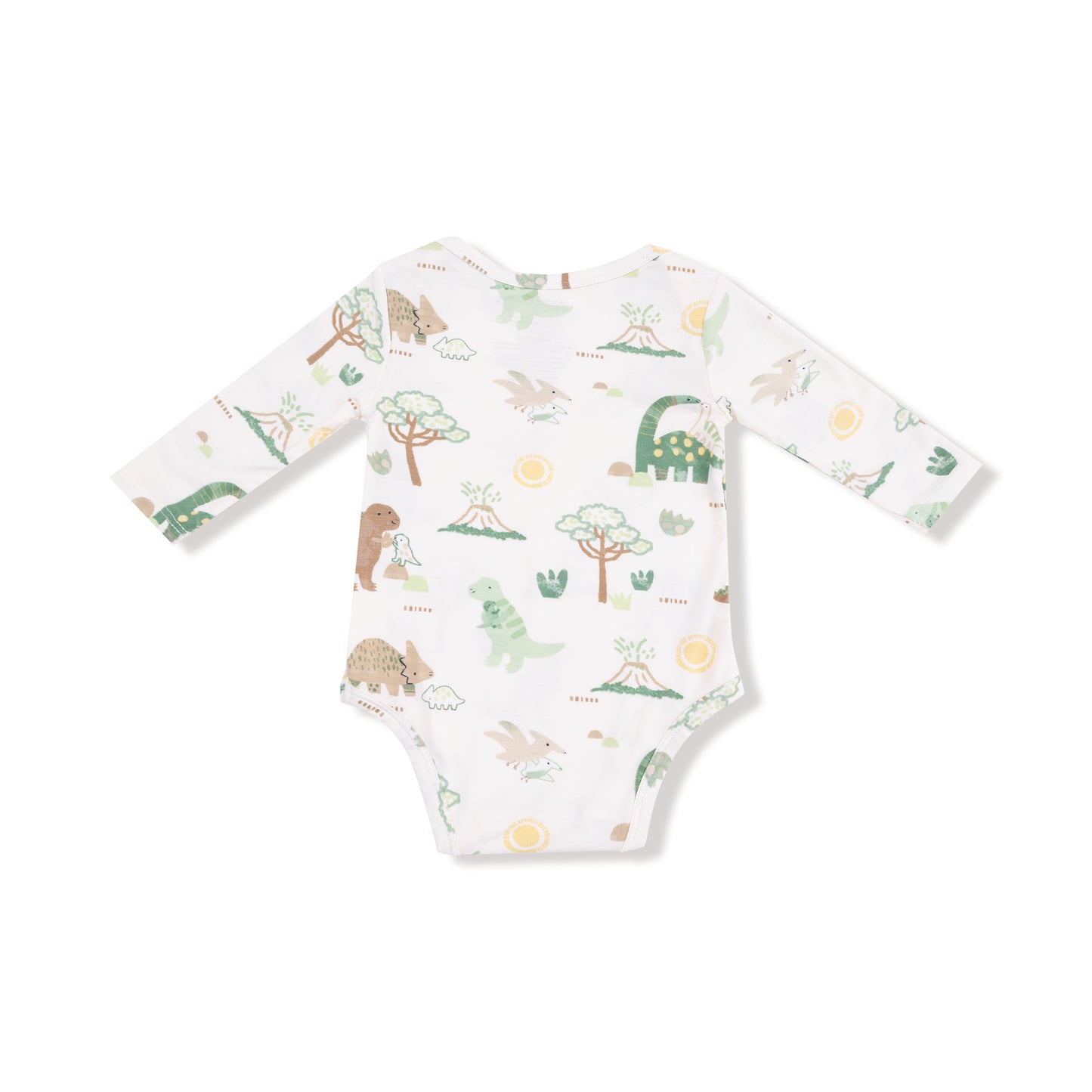 Lap Shoulder Bodysuit in our  Baby Love Dinos print from Angel Dear