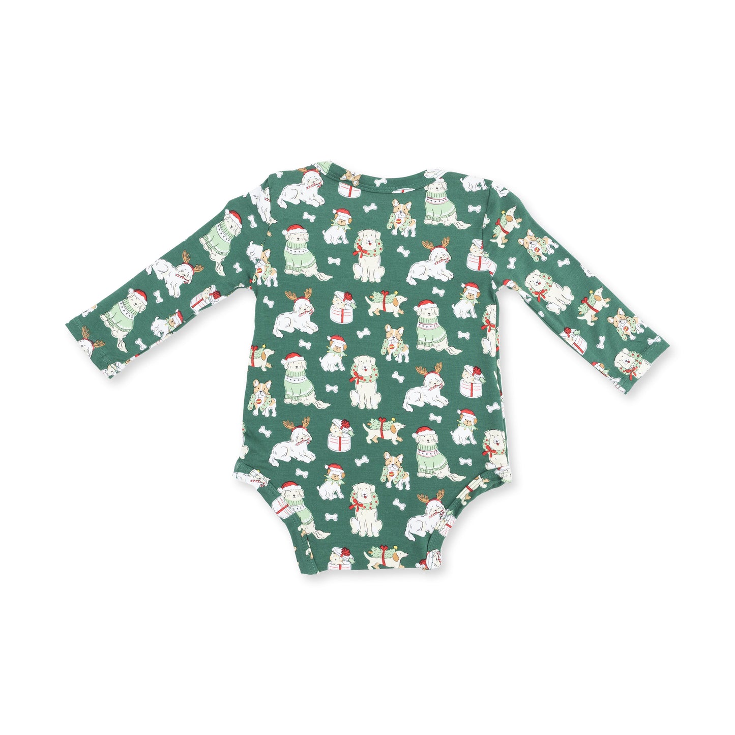 Christmas Dogs Uni - Long Sleeve Bodysuit