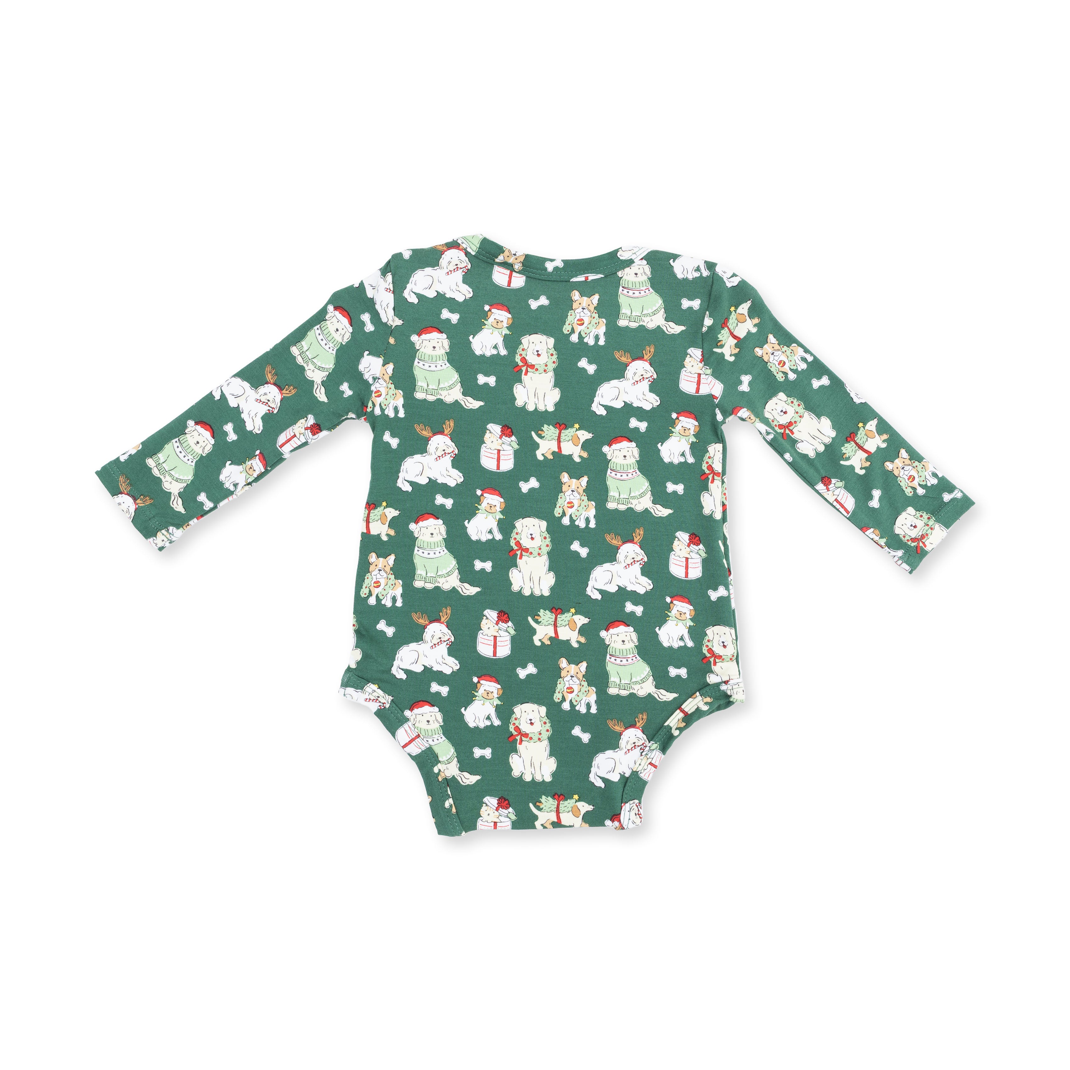 Christmas Dogs Uni - Long Sleeve Bodysuit