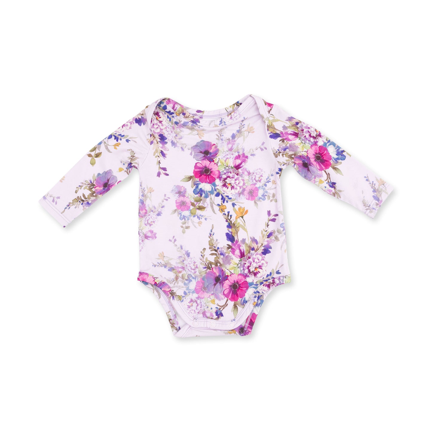Dahlia Floral - Long Sleeve Bodysuit